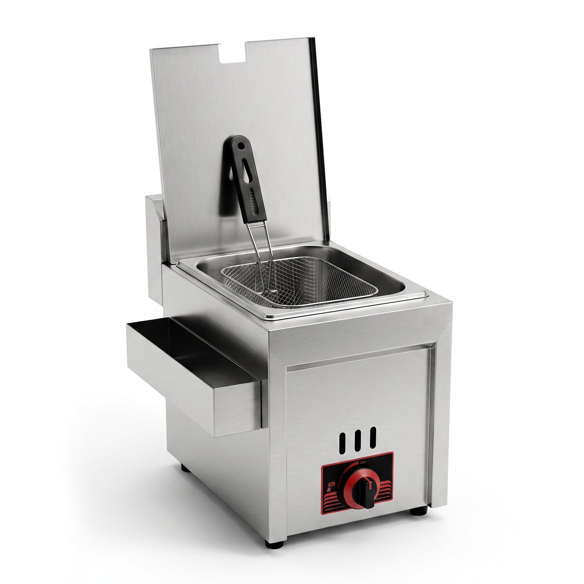 Amazon 6-Liter Stainless Steel Gas Deep Fryer