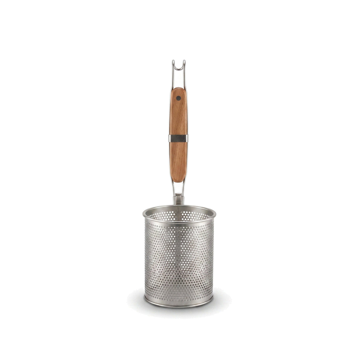 Yanek Stainless Steel Frying Mesh Baskets With Wooden Ladle Kaka Bawa Sons