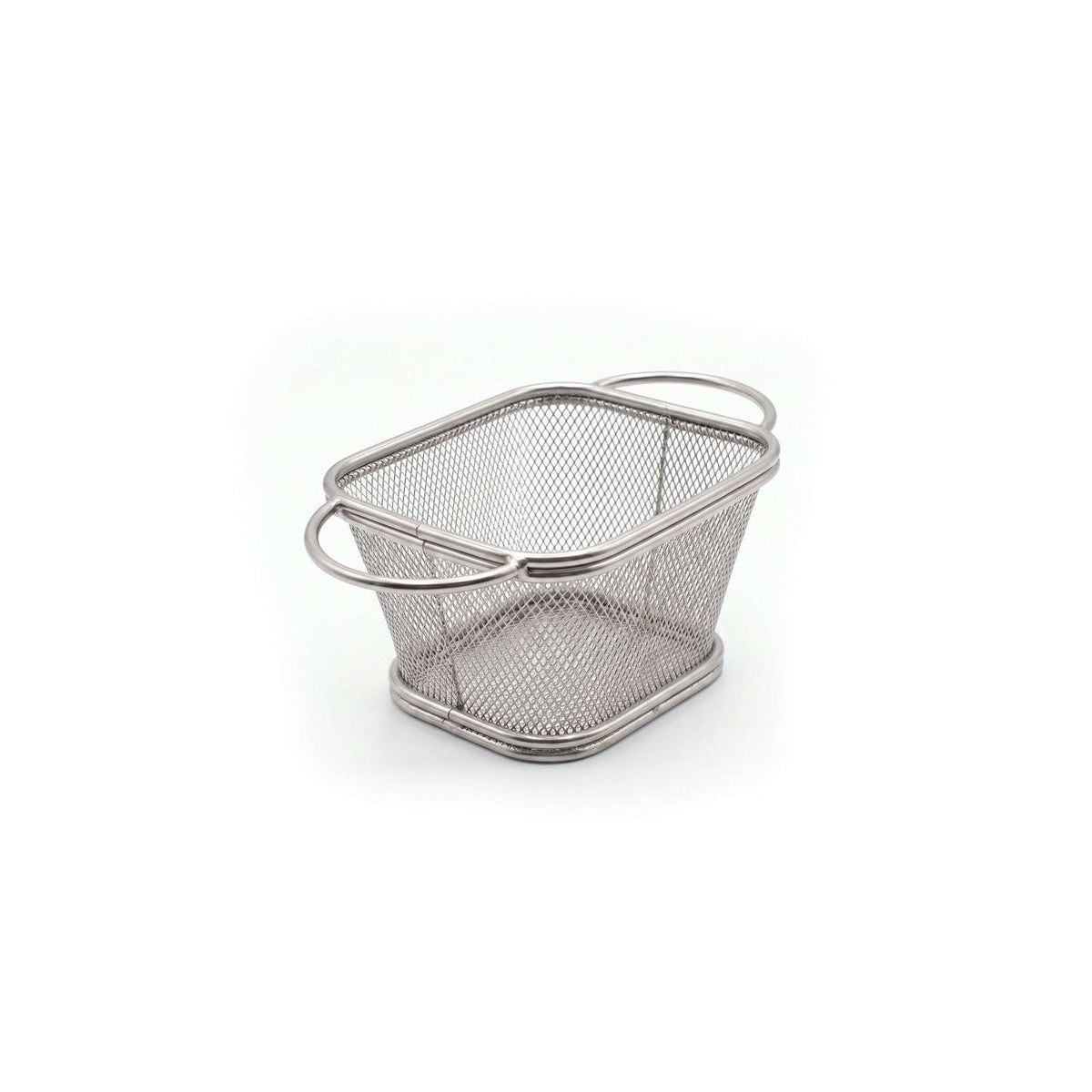 Master 10*7 Cm Stainless Steel Square Mini Deep Fries Basket Kaka Bawa Sons