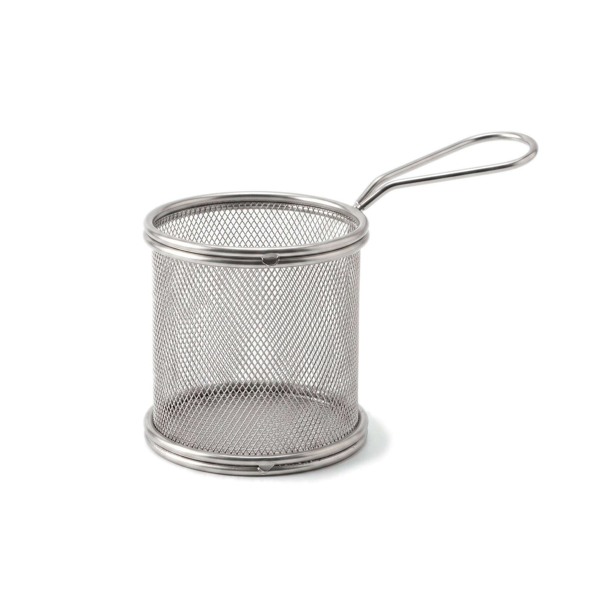 Master Stainless Steel Round Deep Fries Basket Kaka Bawa Sons