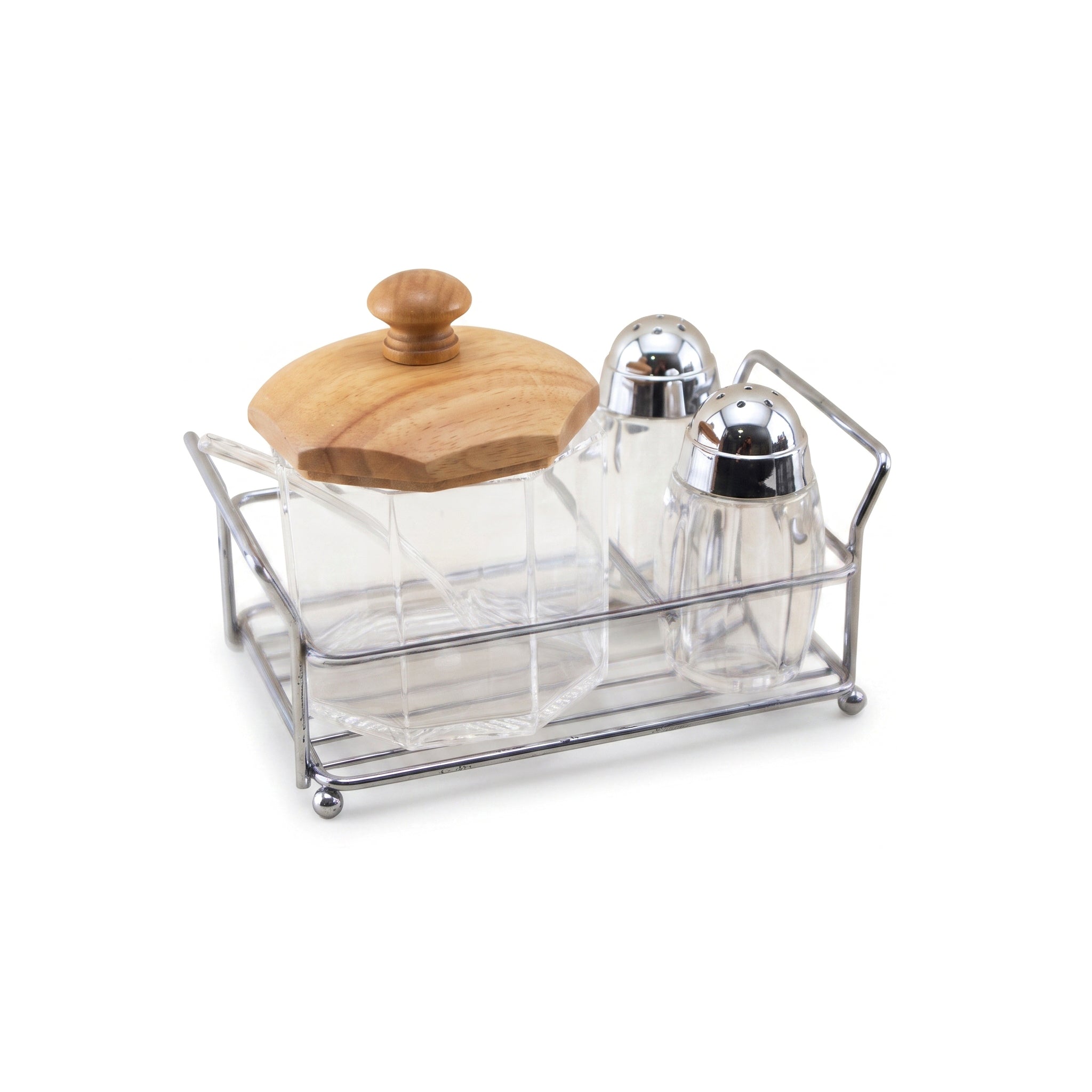 Shengya 3-Piece Glass Condiment Set