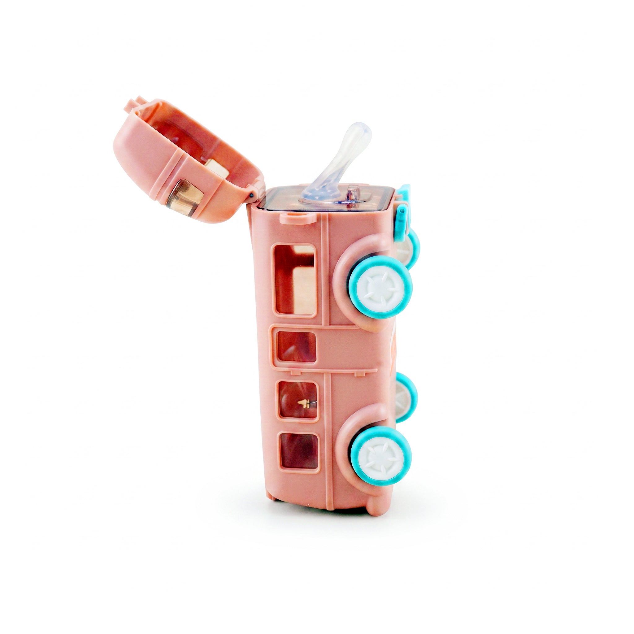 S.G 500 ML Plastic Bus-Shaped Drinking Bottle
