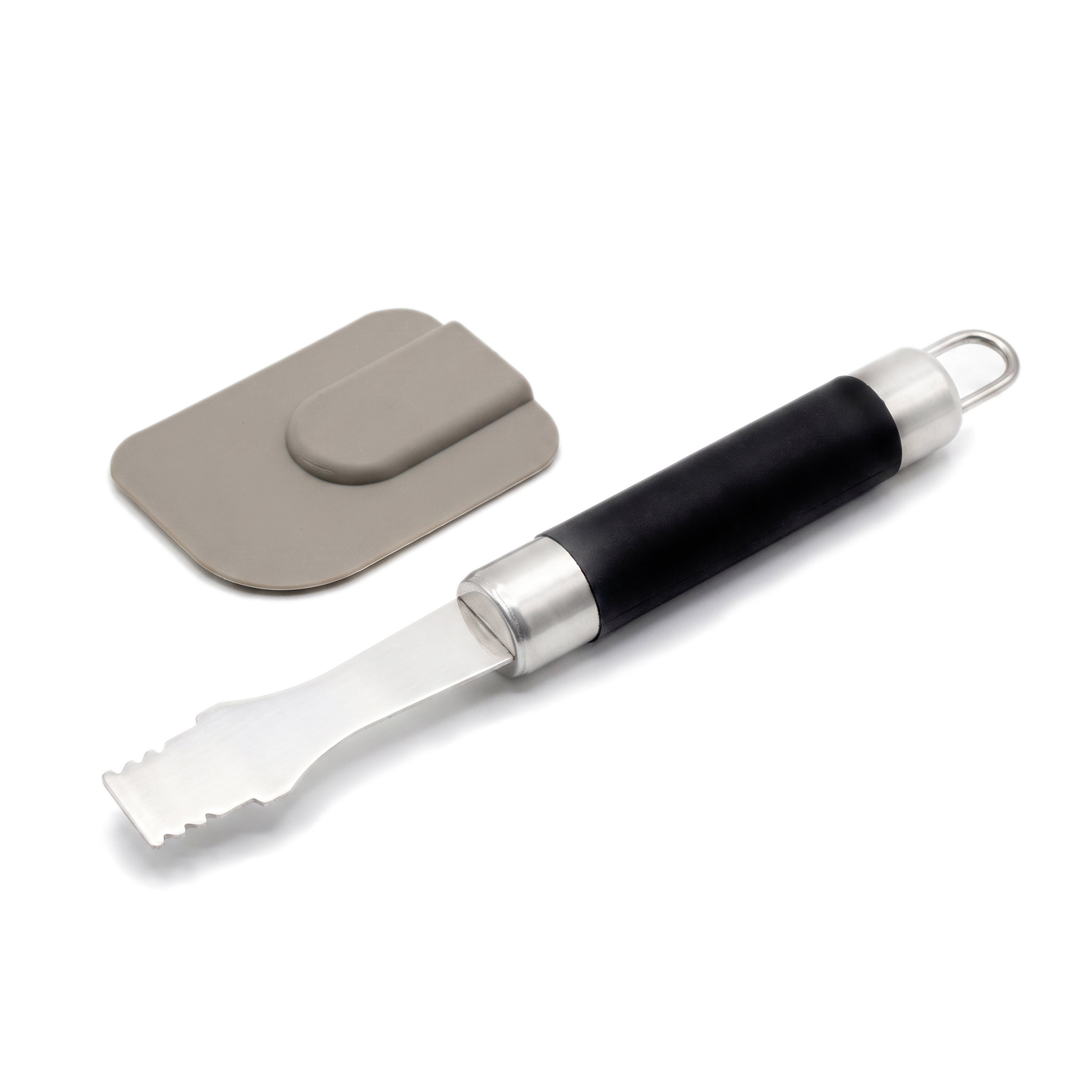 Shengya Stainless Steel Grill Scraper & Chopper with Blade Cover