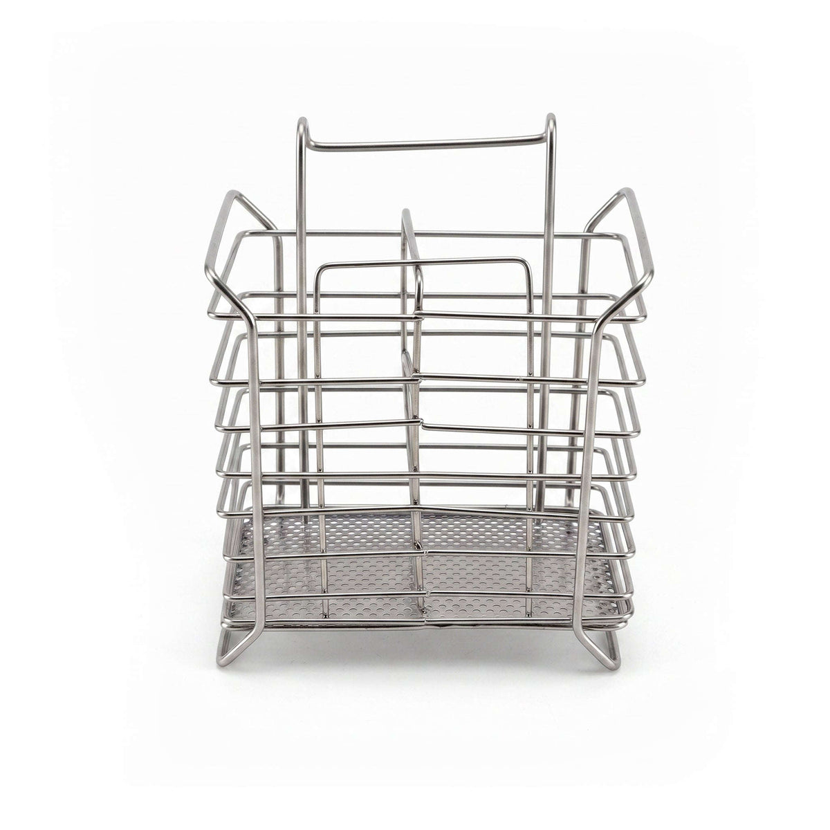 A.T Rectangular Stainless Steel Cutlery Holder Kaka Bawa Sons