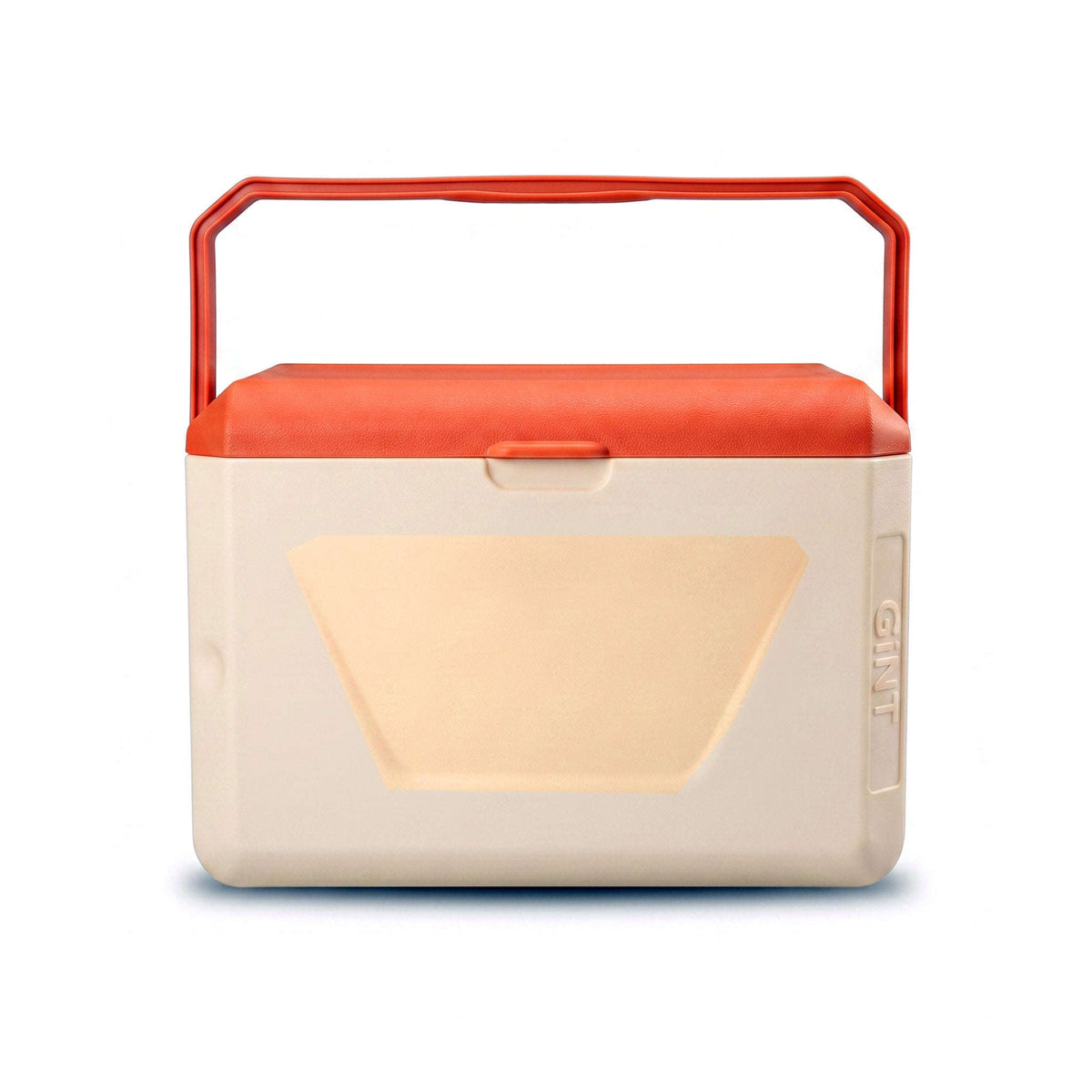 Gint 11-Liter White And Orange Plastic Ice Box Kaka Bawa Sons