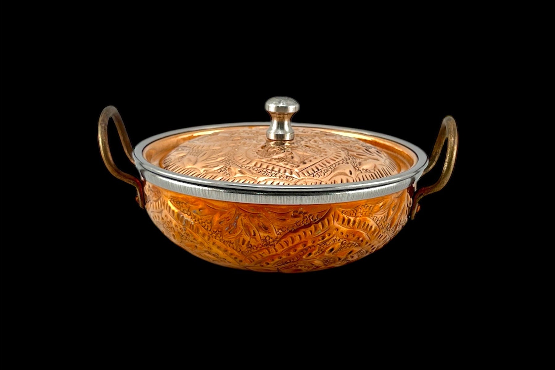 Copper Naqshi Karie For Serving