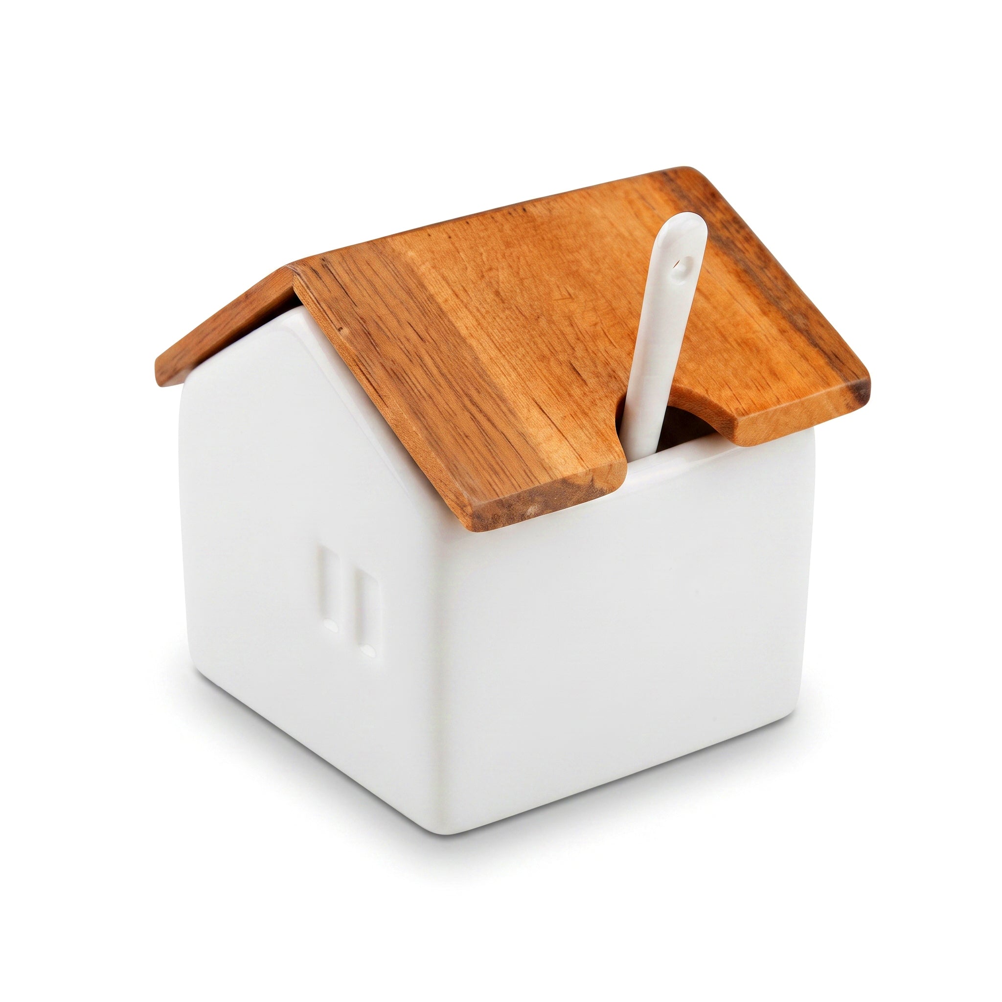 Danny Home 300 ML Ceramic House Shape Sugar Pot
