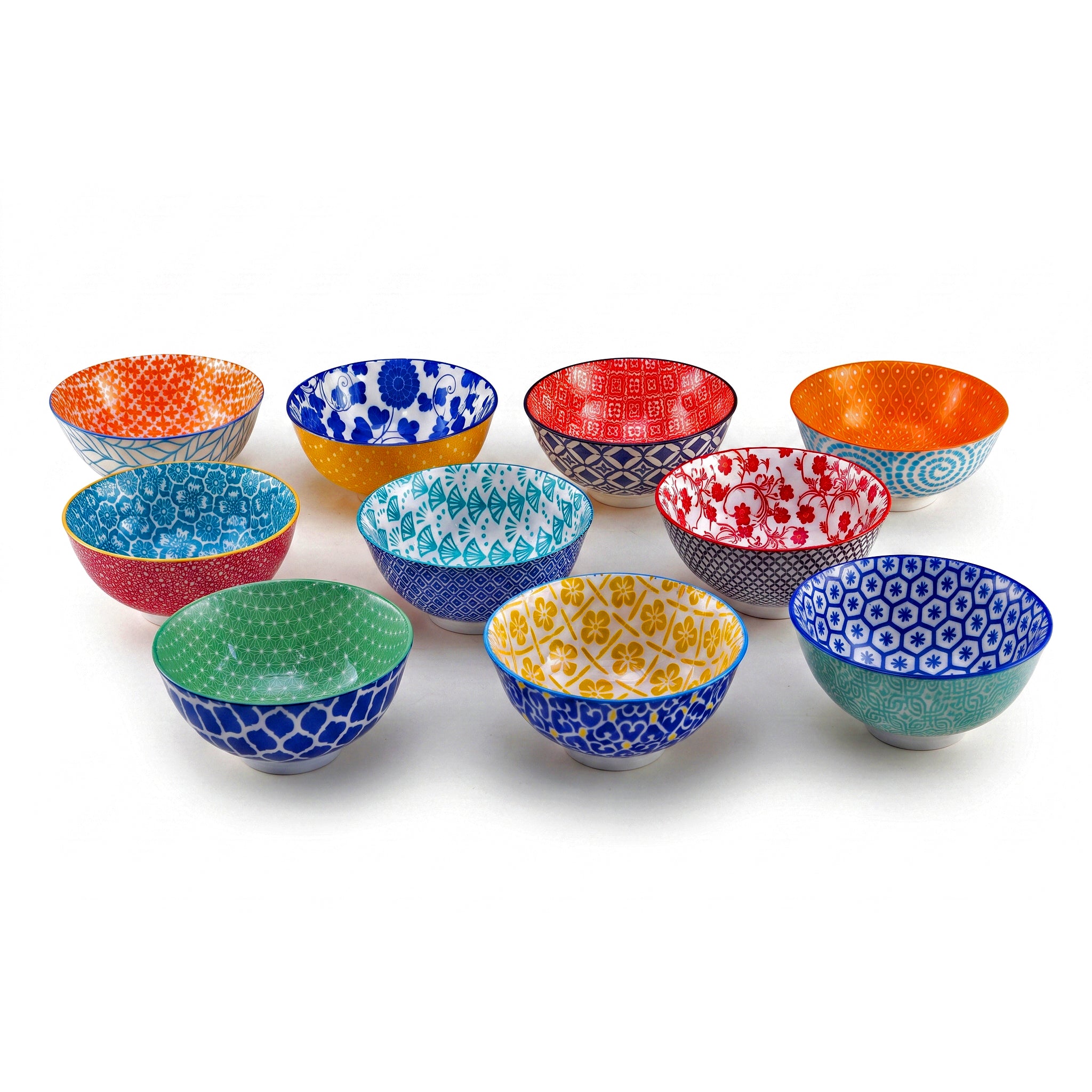 Danny Home 12 Cm Ceramic Color Bowl Set