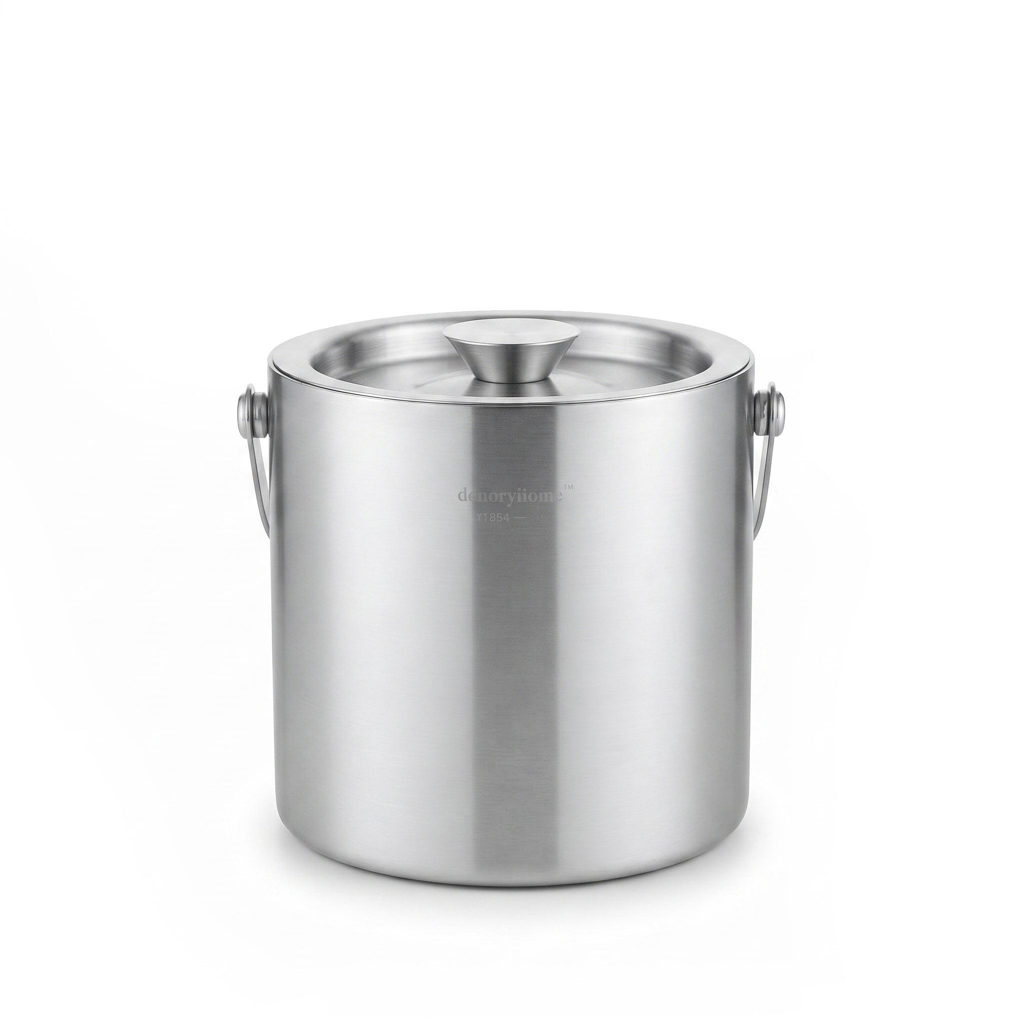 Danny Home 2-Liter Double Wall Insulated Stainless Steel Ice Bucket