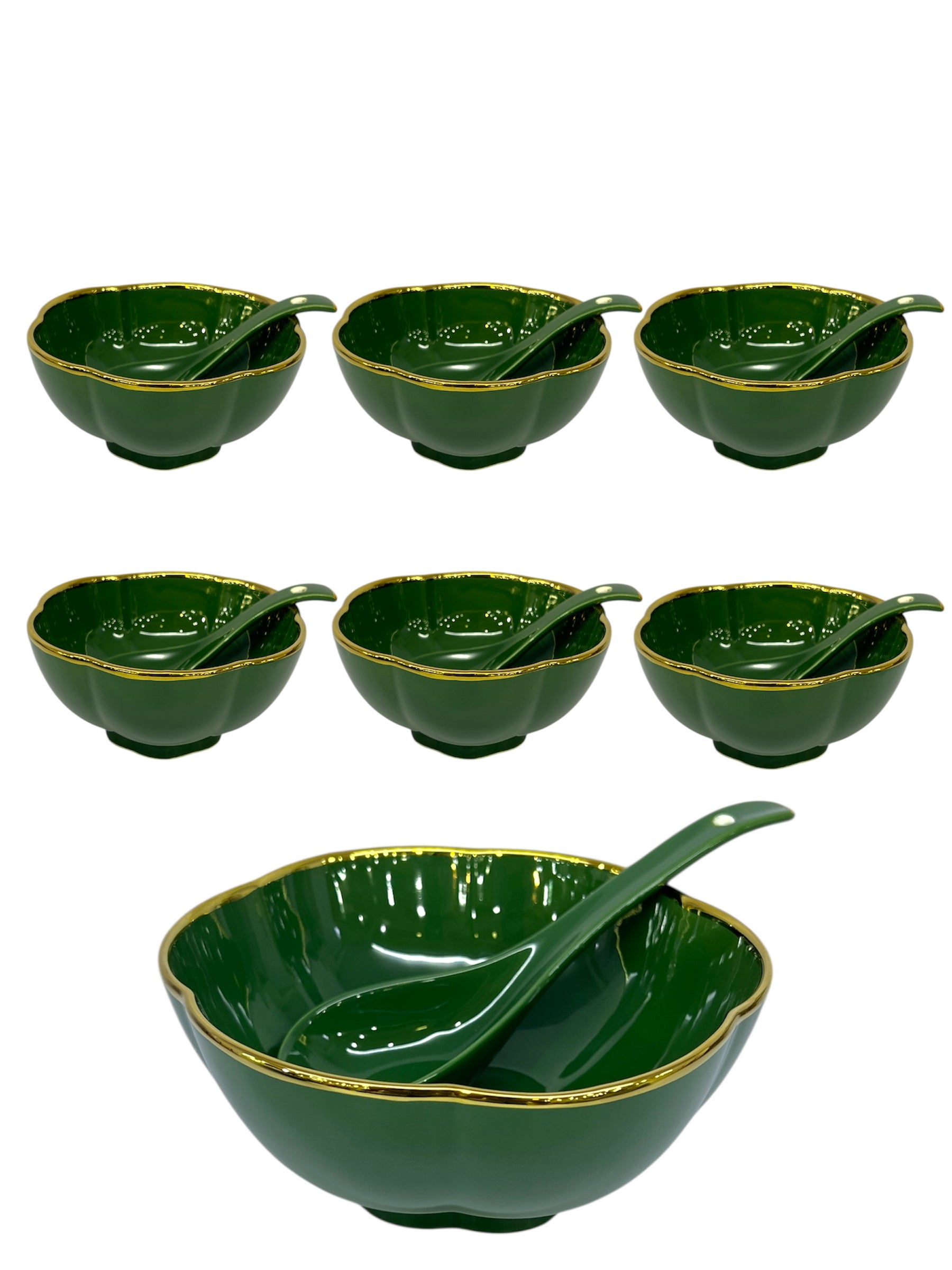 Onemore Soup Set Green (14/Pcs)