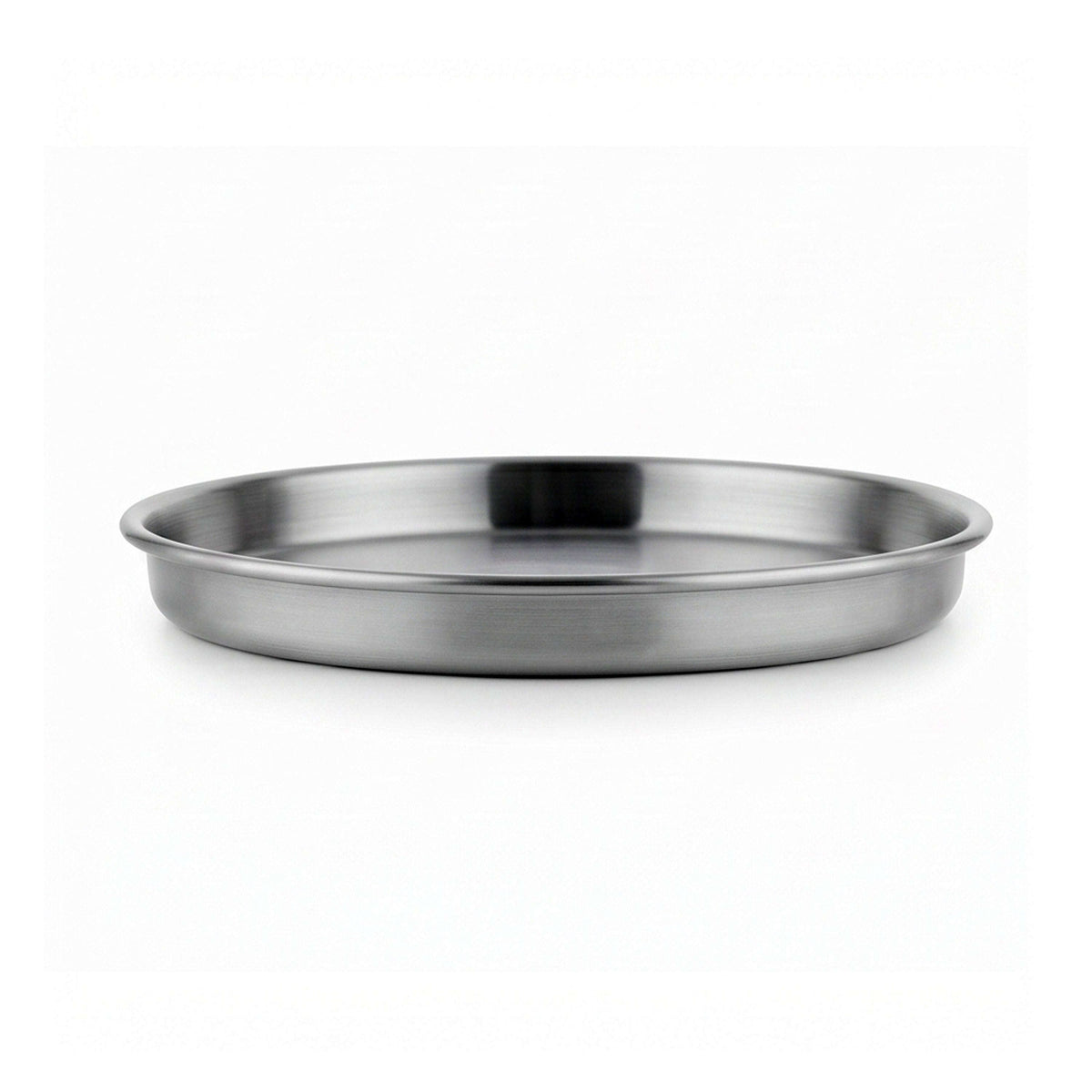 M.G 14-Inch Stainless Steel Light Round Paraat Kaka Bawa Sons