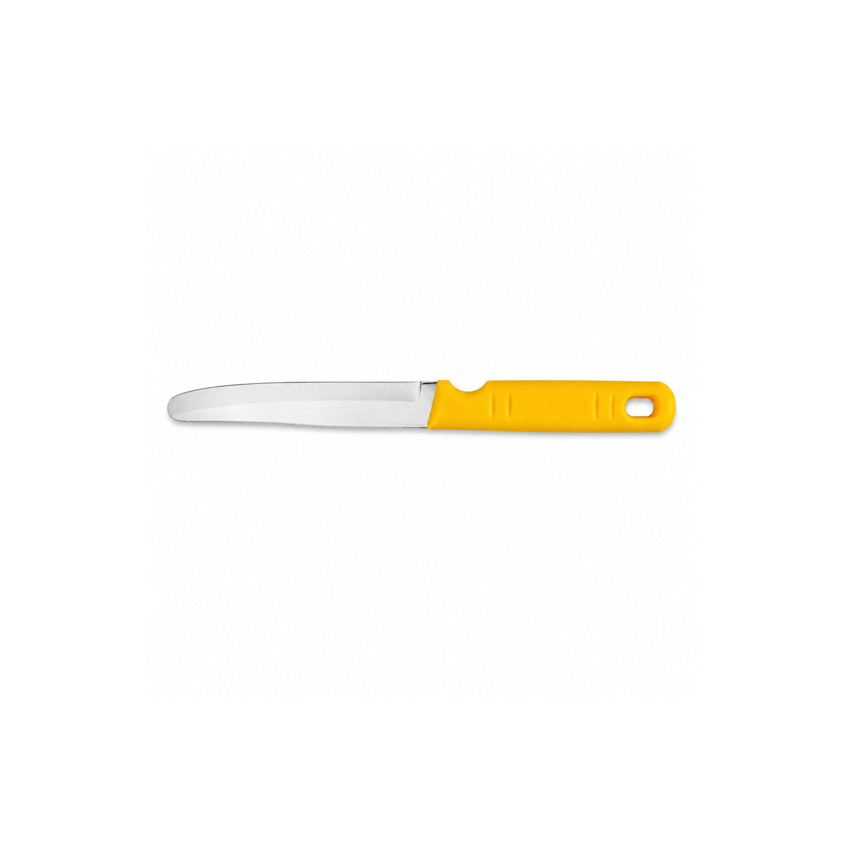 Kiwi No. 512 8-Inch Stainless Steel Knife With Yellow Plastic Handle Kaka Bawa Sons