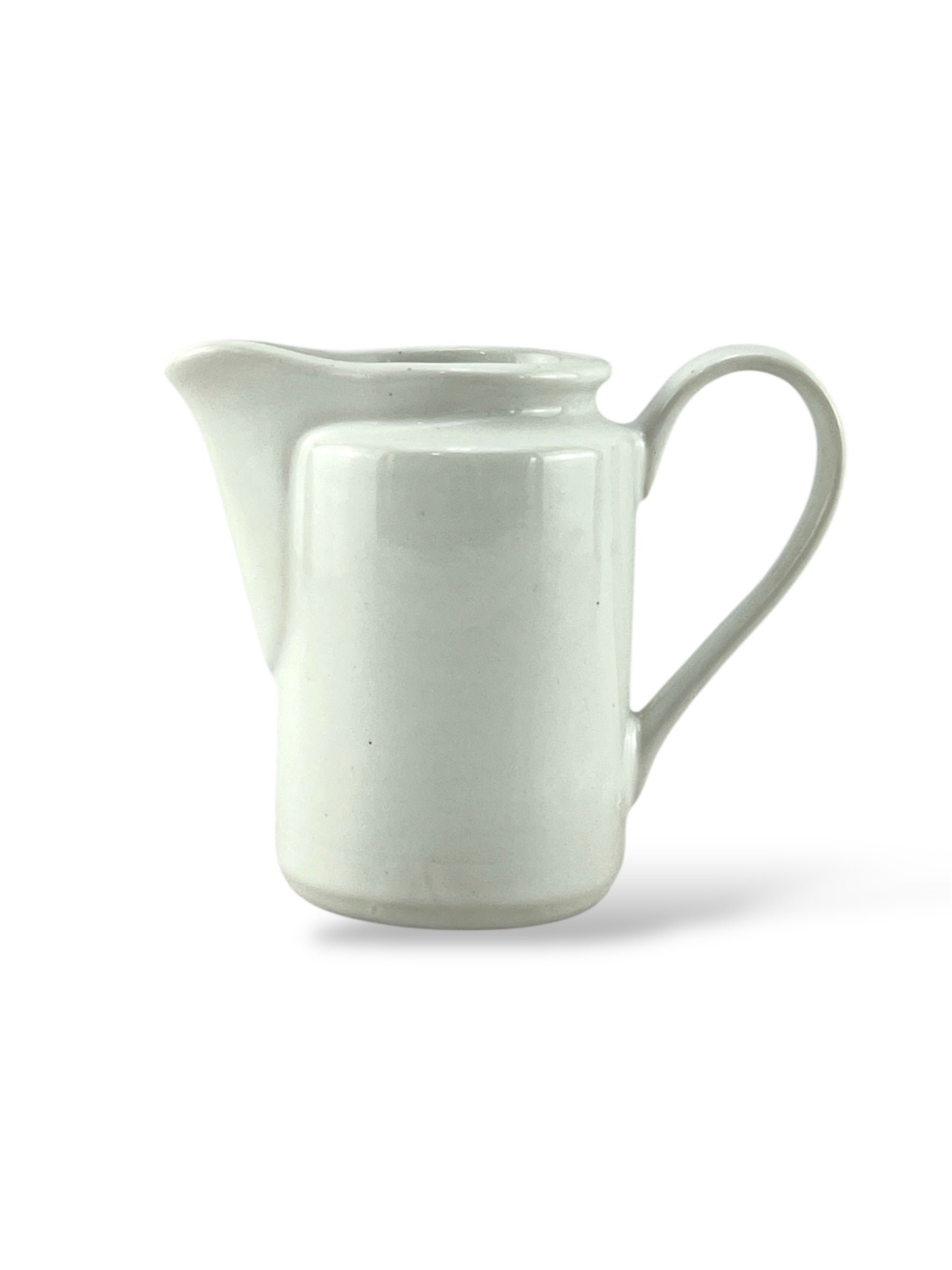 P.C White Ceramic Milk Pot Kaka Bawa Sons