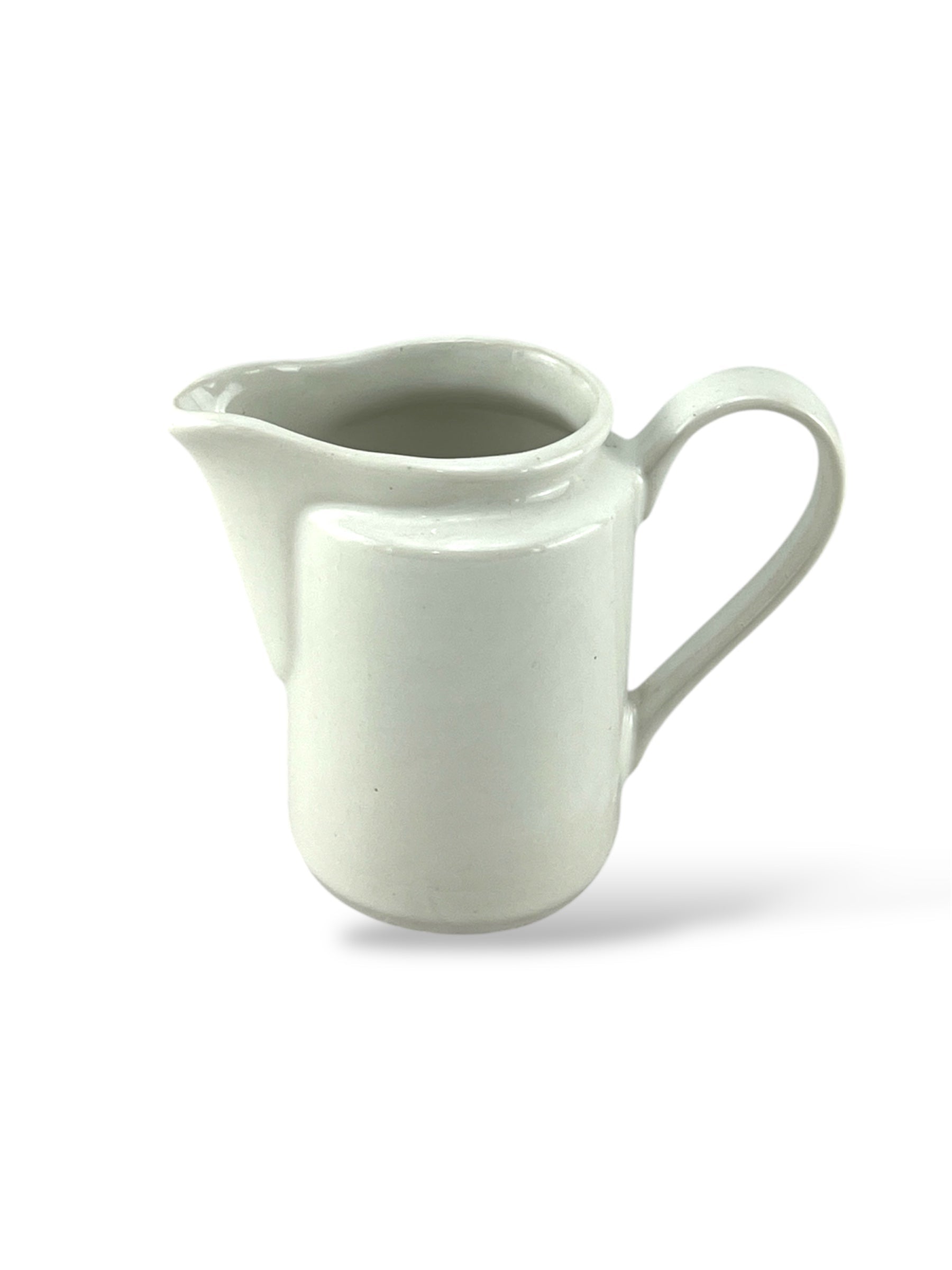 P.C White Ceramic Milk Pot Kaka Bawa Sons
