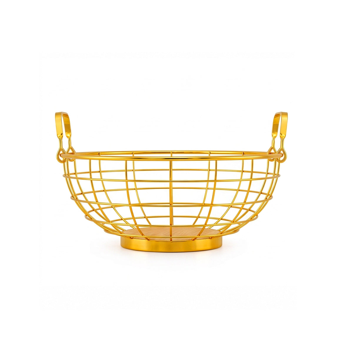 Kangda Golden Steel Fruit Basket Kaka Bawa Sons