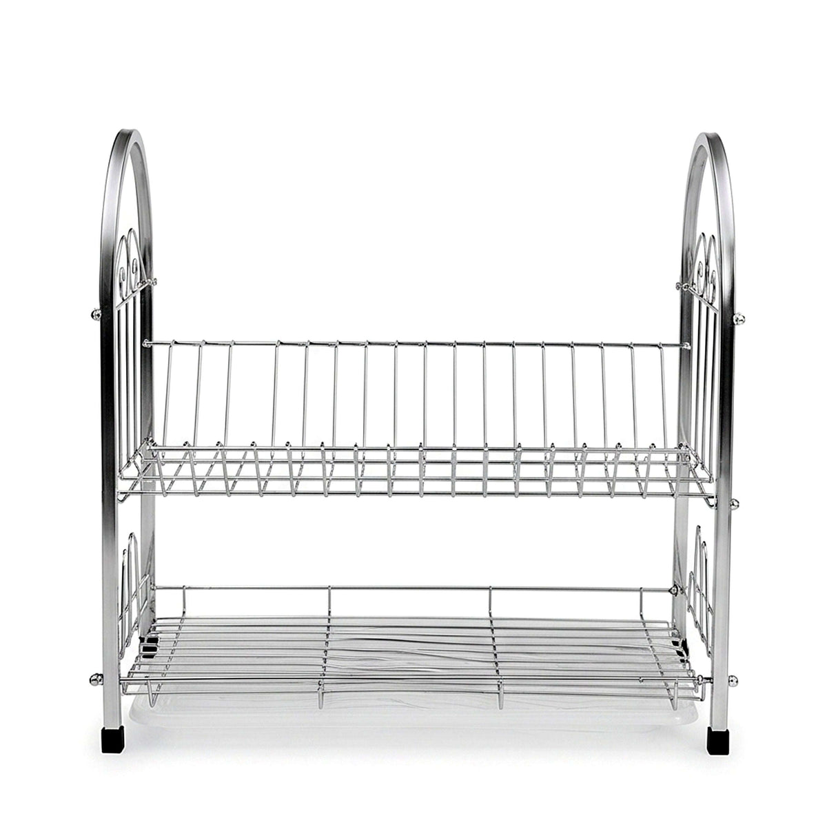 AT Stainless Steel Silver Plate Rack Kaka Bawa Sons