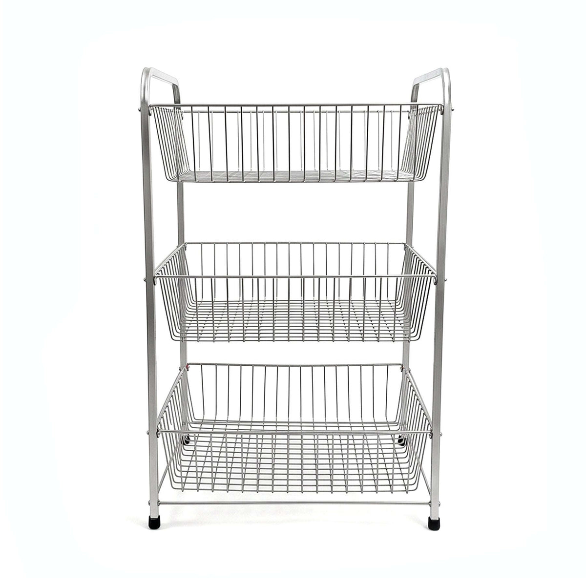 SK 3-Tier XL Size Stainless Steel Vegetable Rack Kaka Bawa Sons