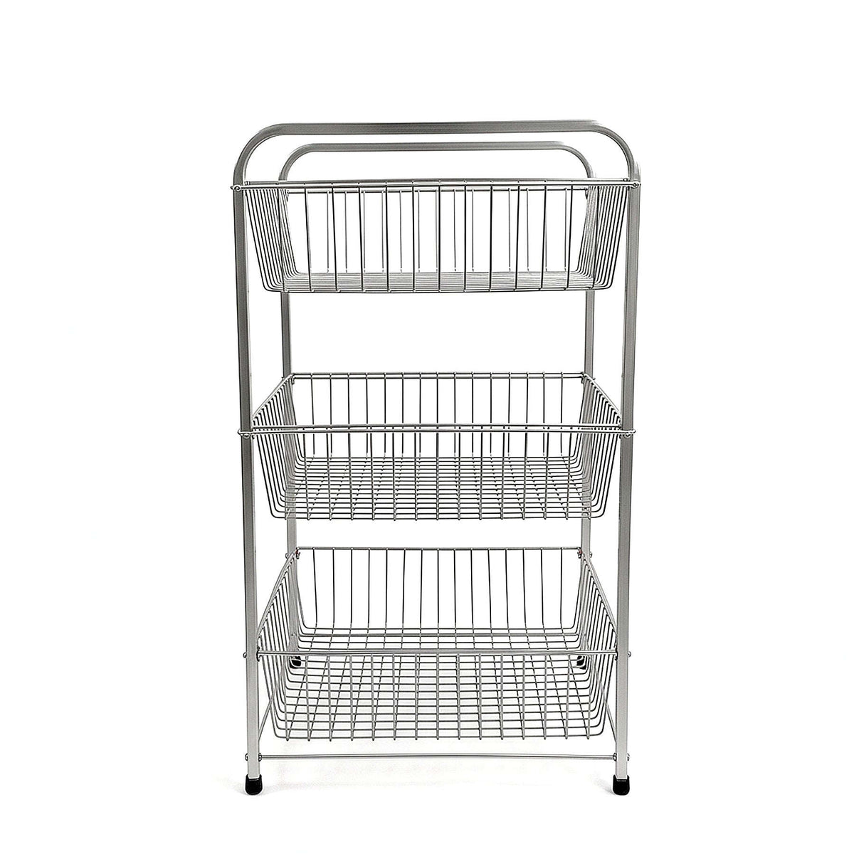 SK 3-Tier XL Size Stainless Steel Vegetable Rack Kaka Bawa Sons