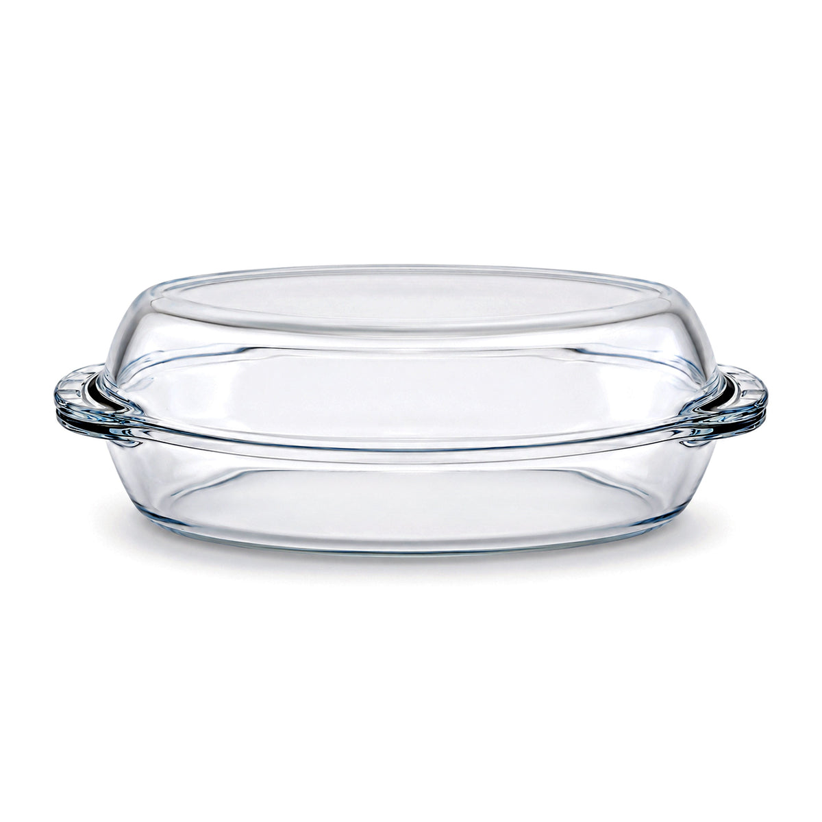 Pasabahce Borcam 1.9-Liter Oval Dish With Lid Kaka Bawa Sons