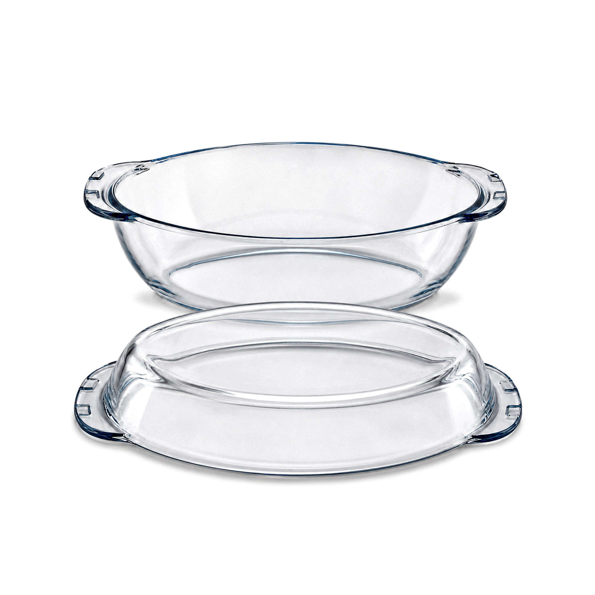 Pasabhace Borcam 3-Liter Glass Oval Dish Kaka Bawa Sons