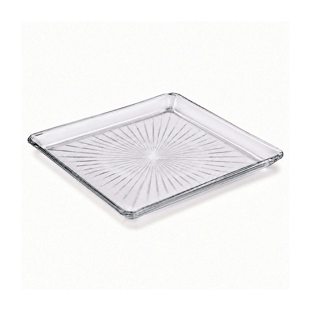 Pasabahce Malden 9.5-inch Glass Plate Kaka Bawa Sons