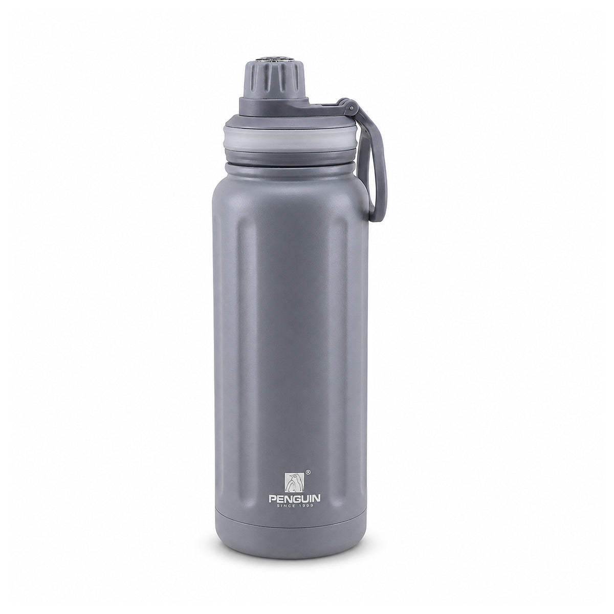 Penguin Steel Vacuum Flask - 700ml | Hot & Cold Insulation | Gray Color