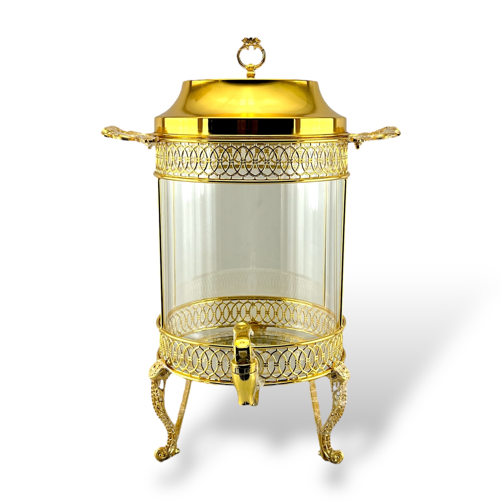 Luxury Beverage Dispenser Golden