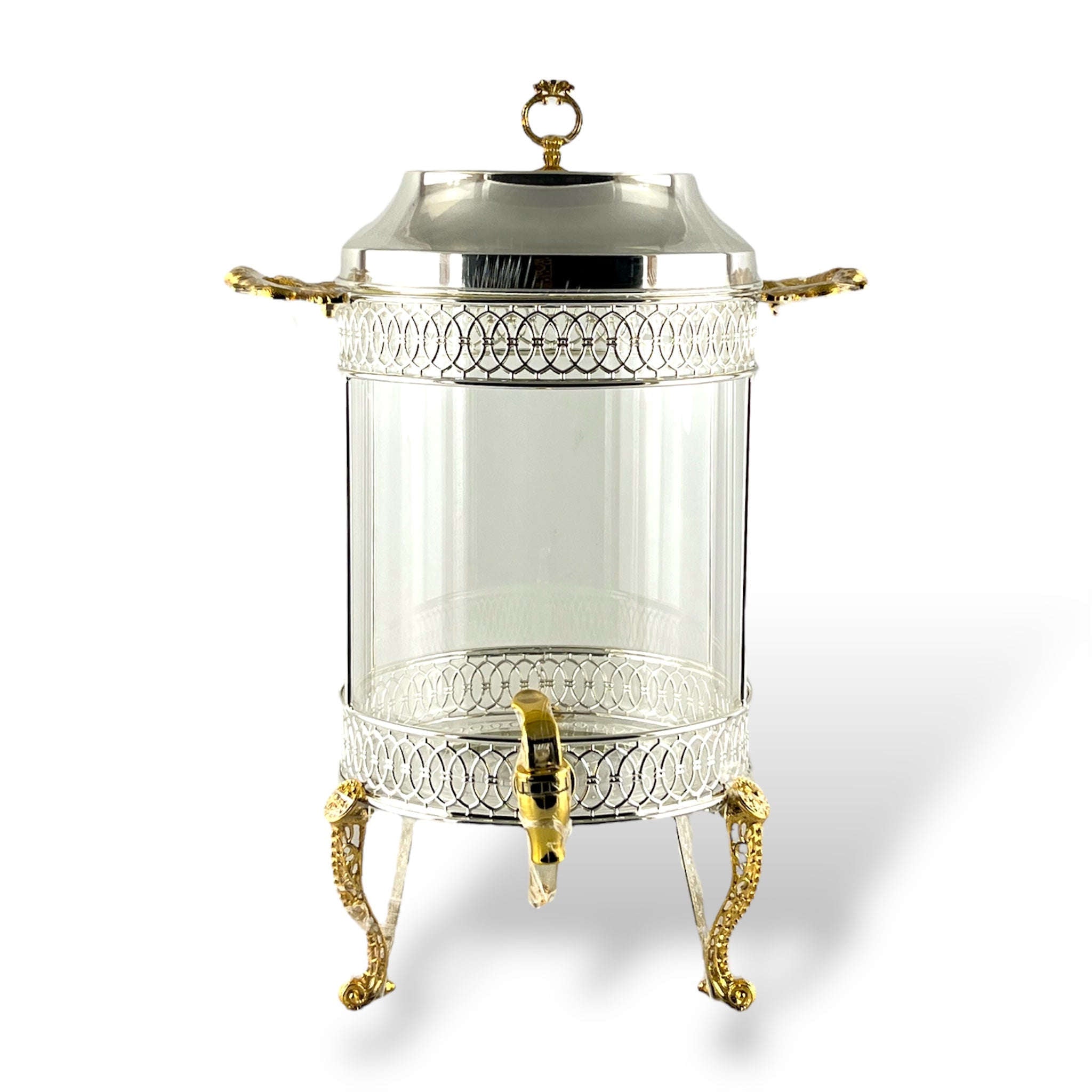 Luxury Beverage Dispenser Silver Kaka Bawa Sons