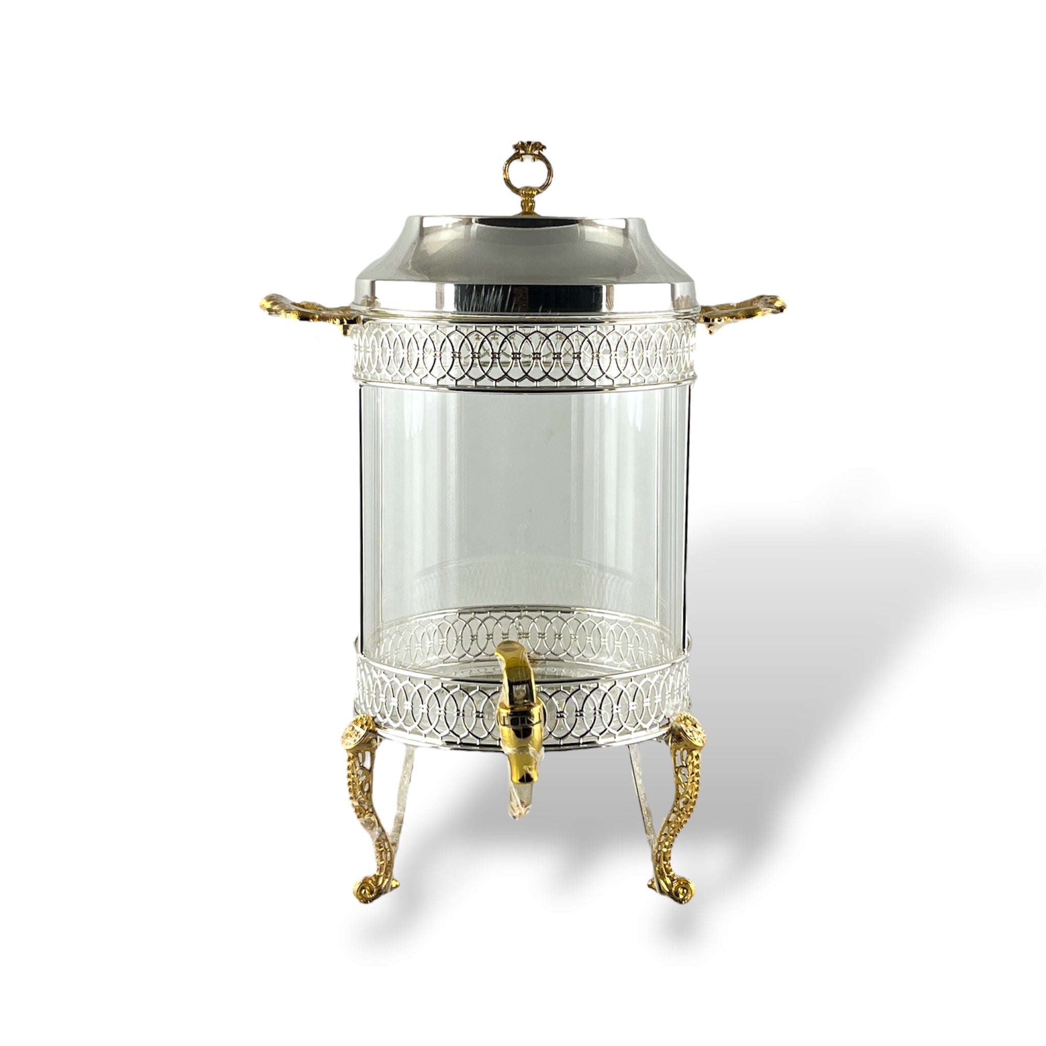 Luxury Beverage Dispenser Silver Kaka Bawa Sons