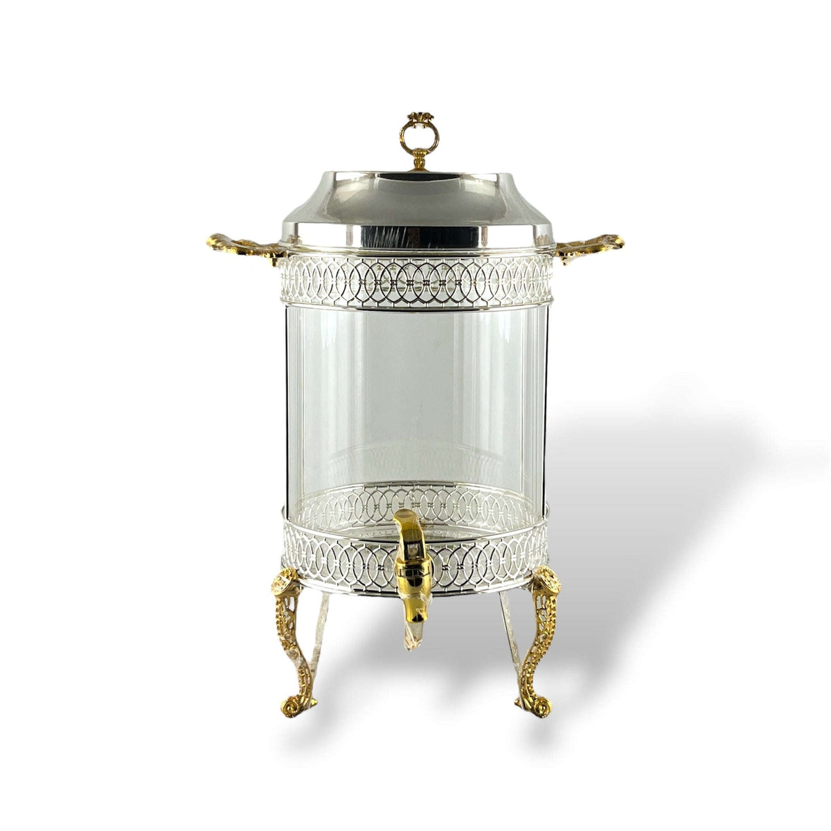 Luxury Beverage Dispenser Silver Kaka Bawa Sons