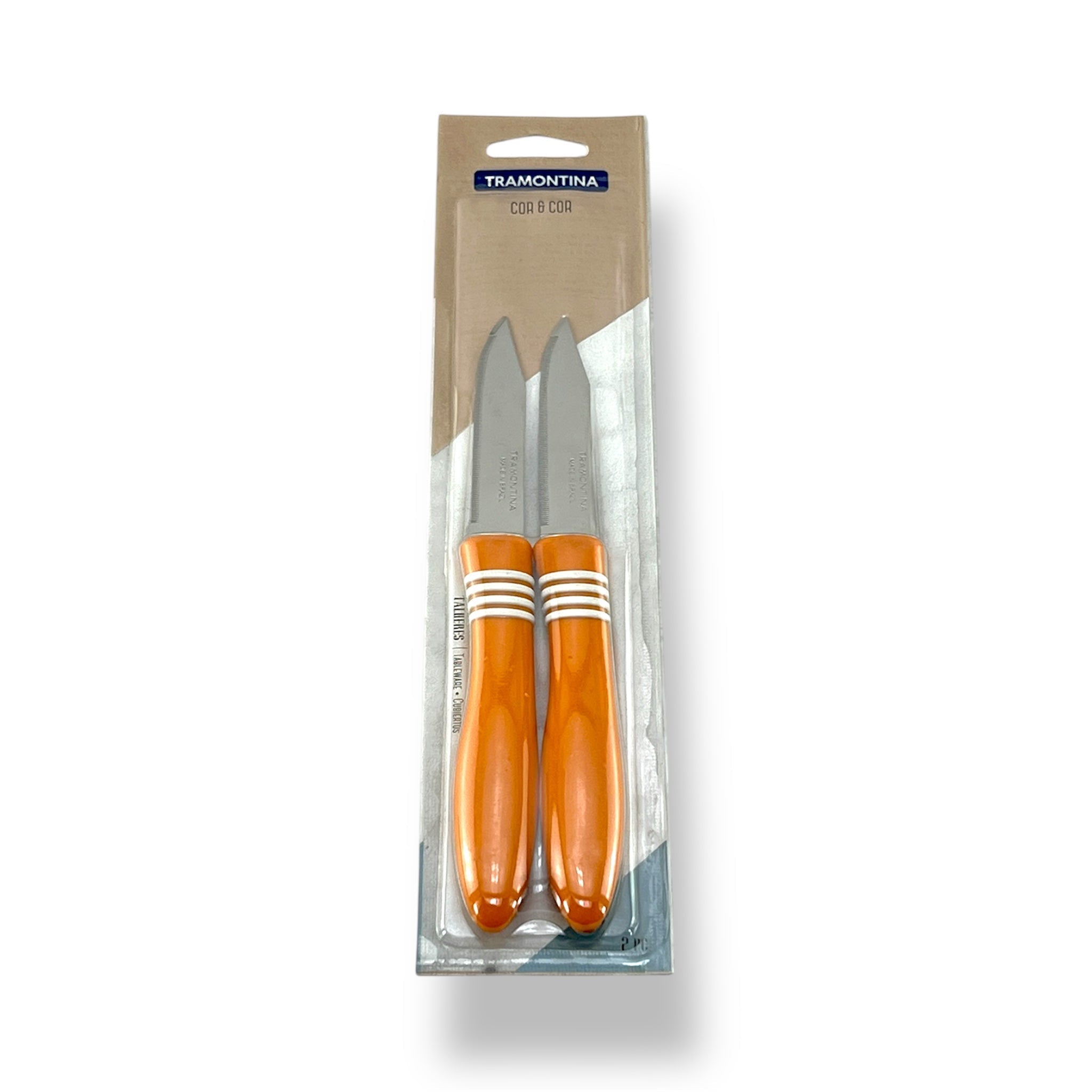 Tramontina Cor & Cor Pack-of-2 Knife Set 3" Kaka Bawa Sons
