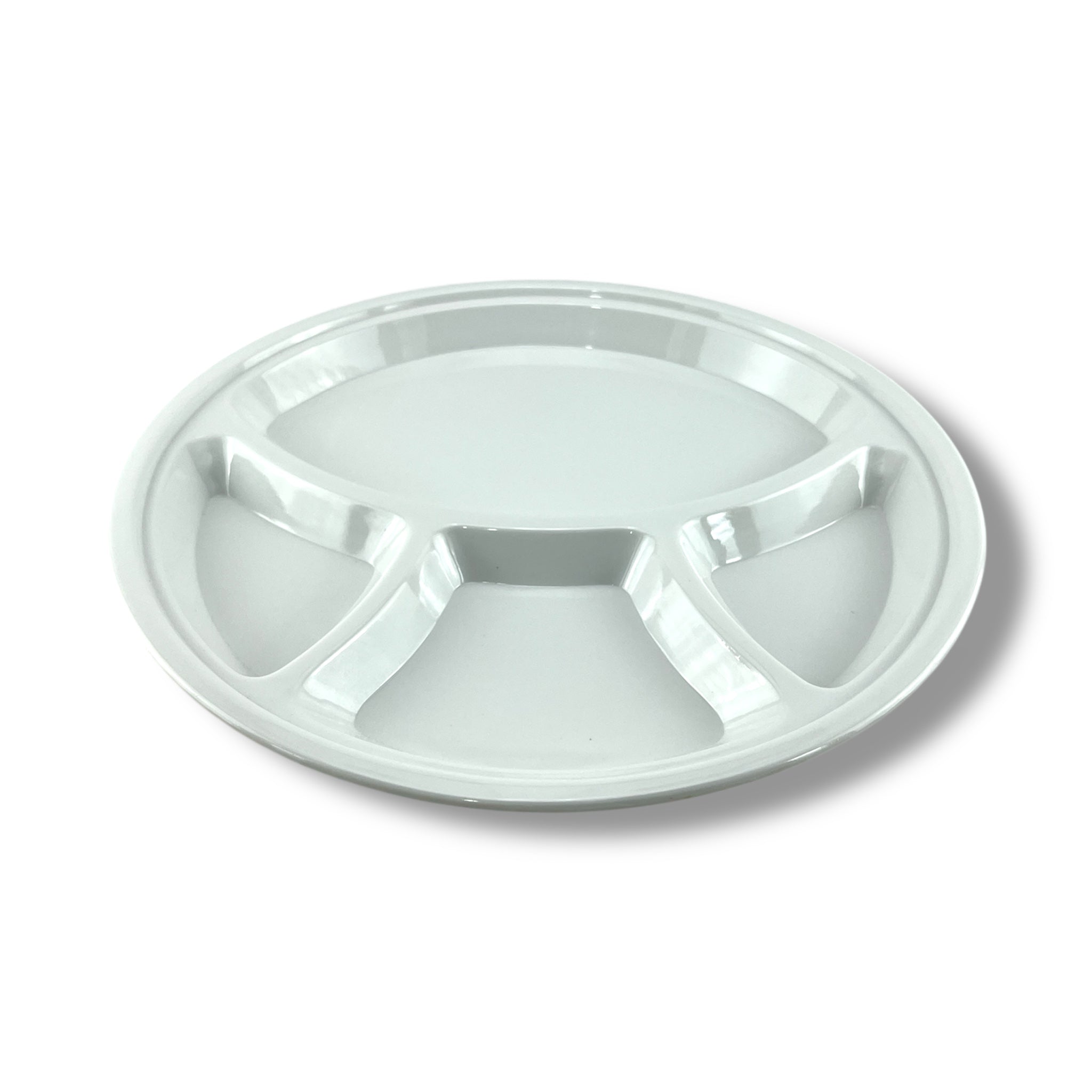 Blaze 4-Portion Round Melamine Dish
