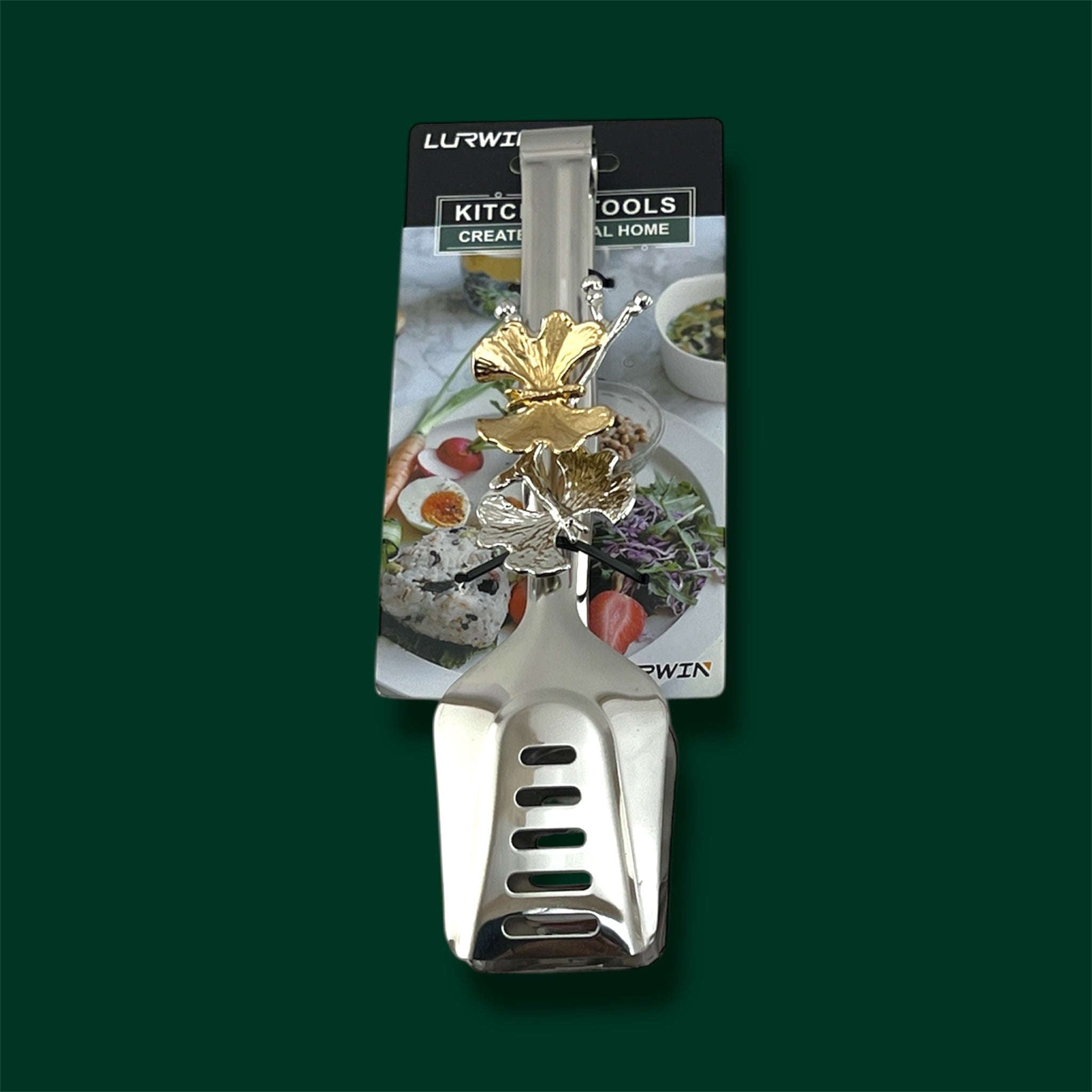 Lurwin Luxury Serving Tong Butterfly Design Kaka Bawa Sons