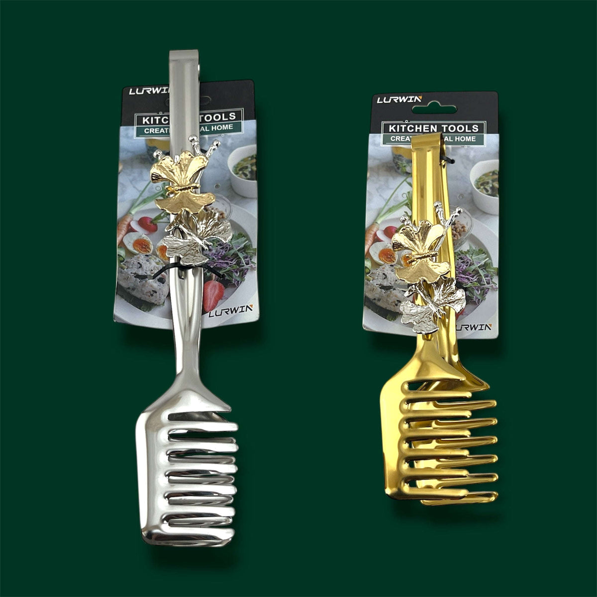Lurwin Luxury Serving Tong Butterfly Design Kaka Bawa Sons