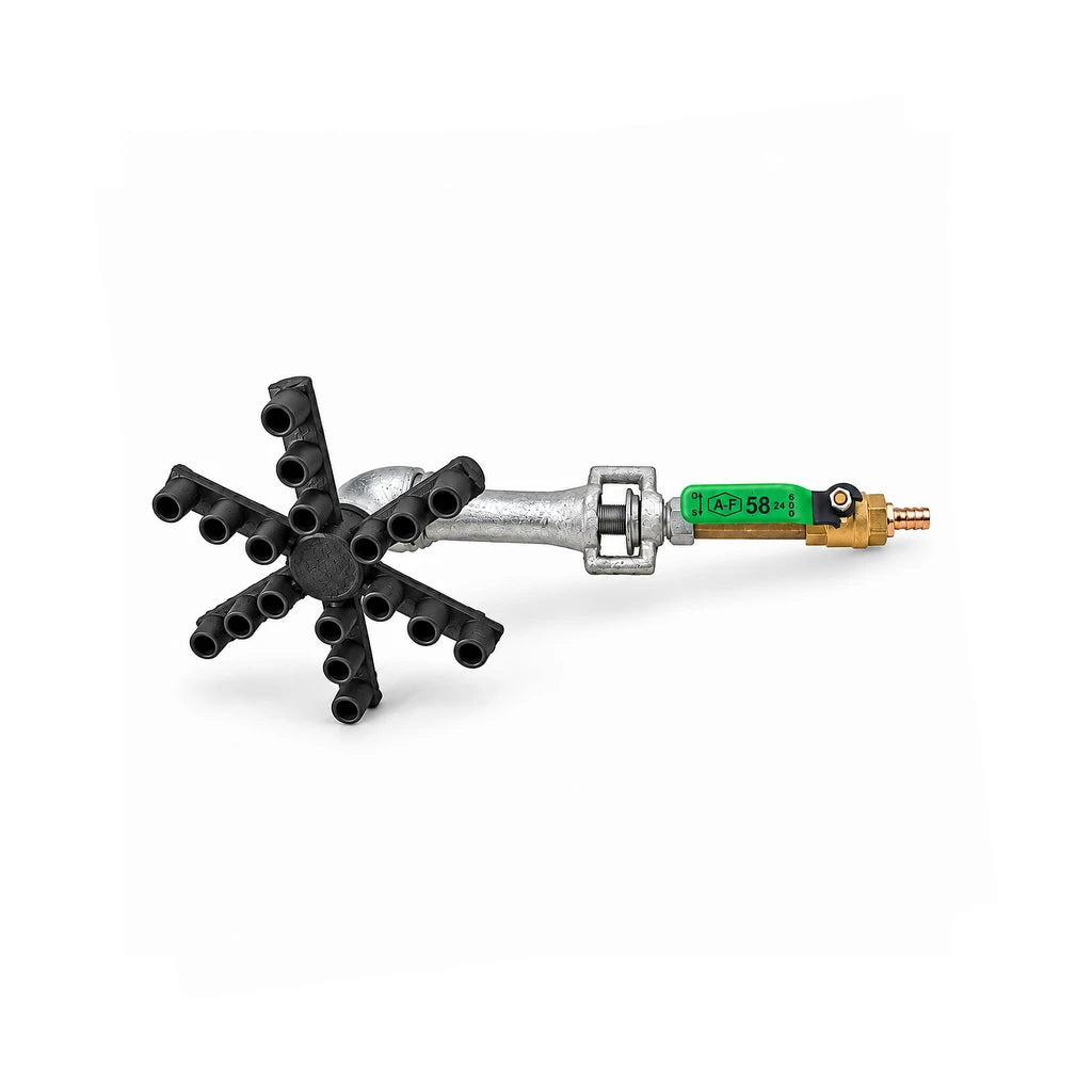 Iron Multi-Jet Natural Gas Burner - 18, 24 & 32 Holes