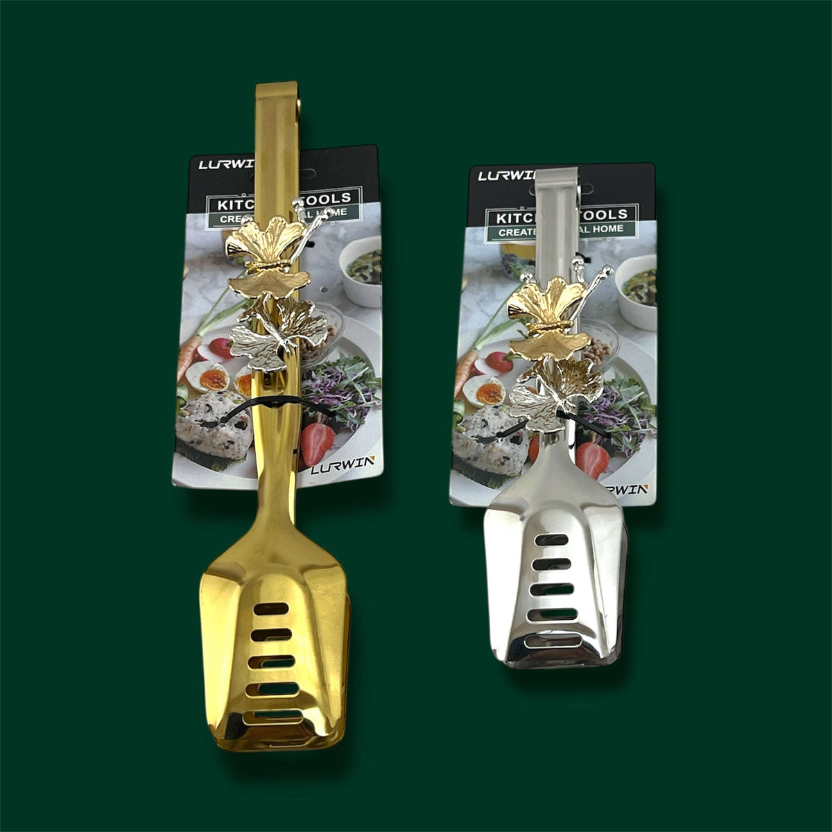 Lurwin Luxury Serving Tong Butterfly Design Kaka Bawa Sons
