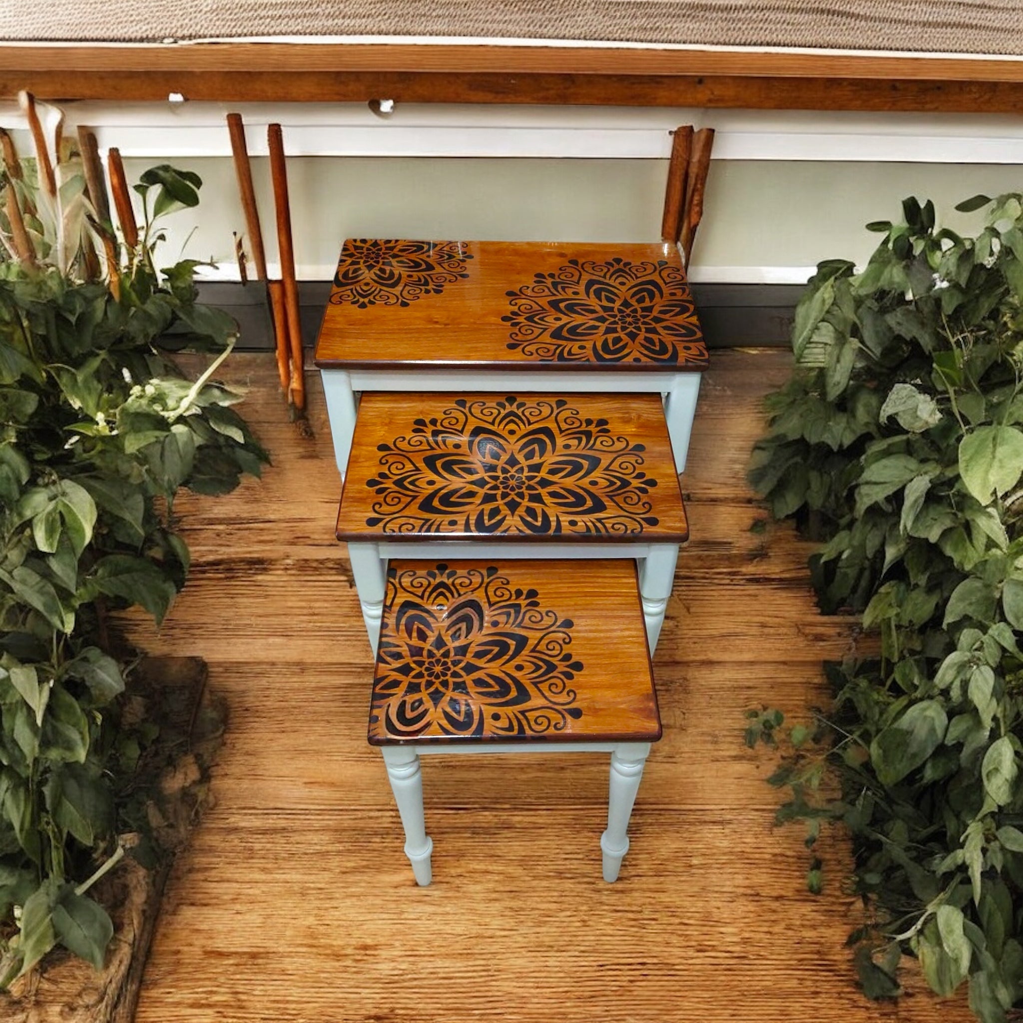 MDF 3-Piece Nesting Table Set