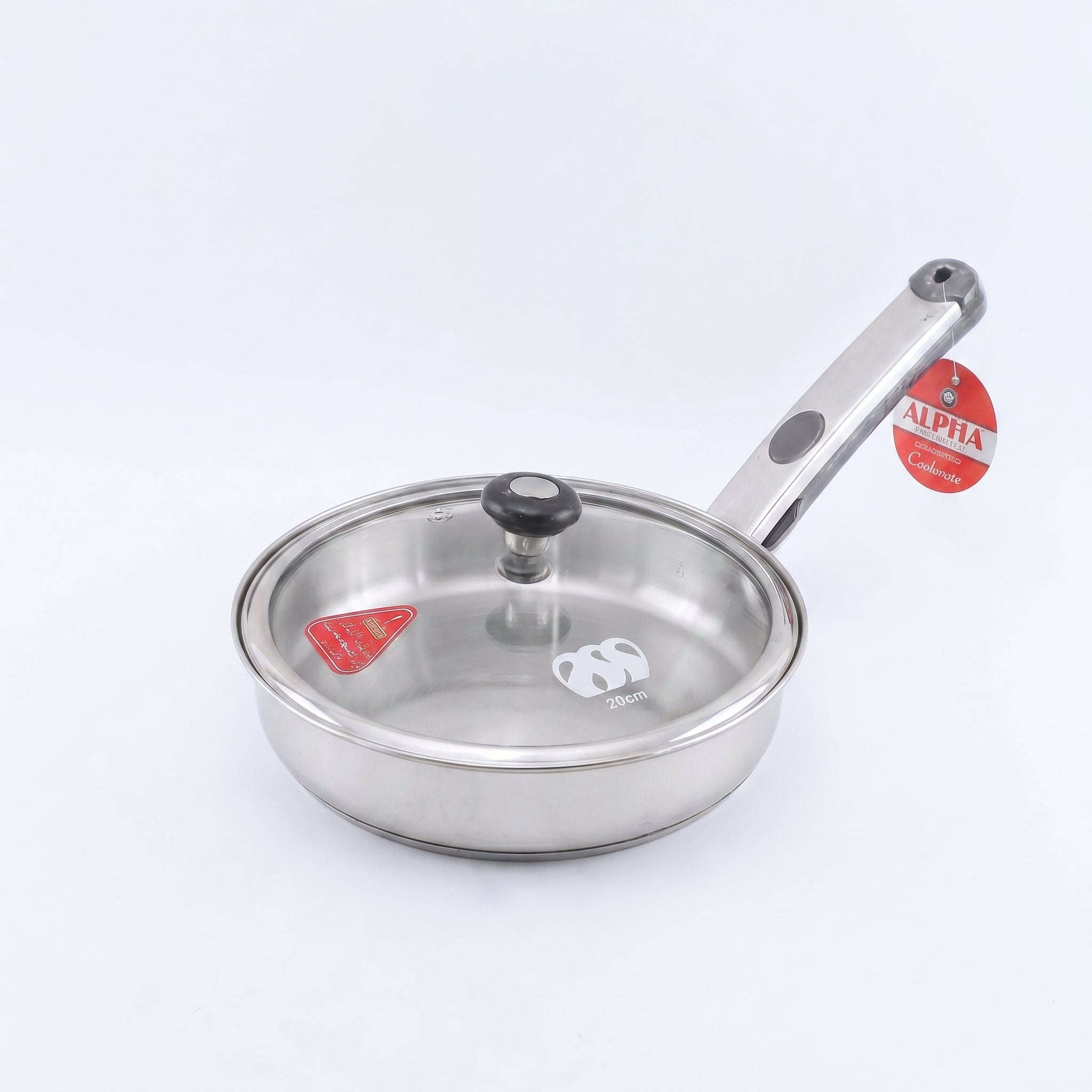 Alpha 20 cm Stainless Steel Induction Fry Pan Kaka Bawa Sons