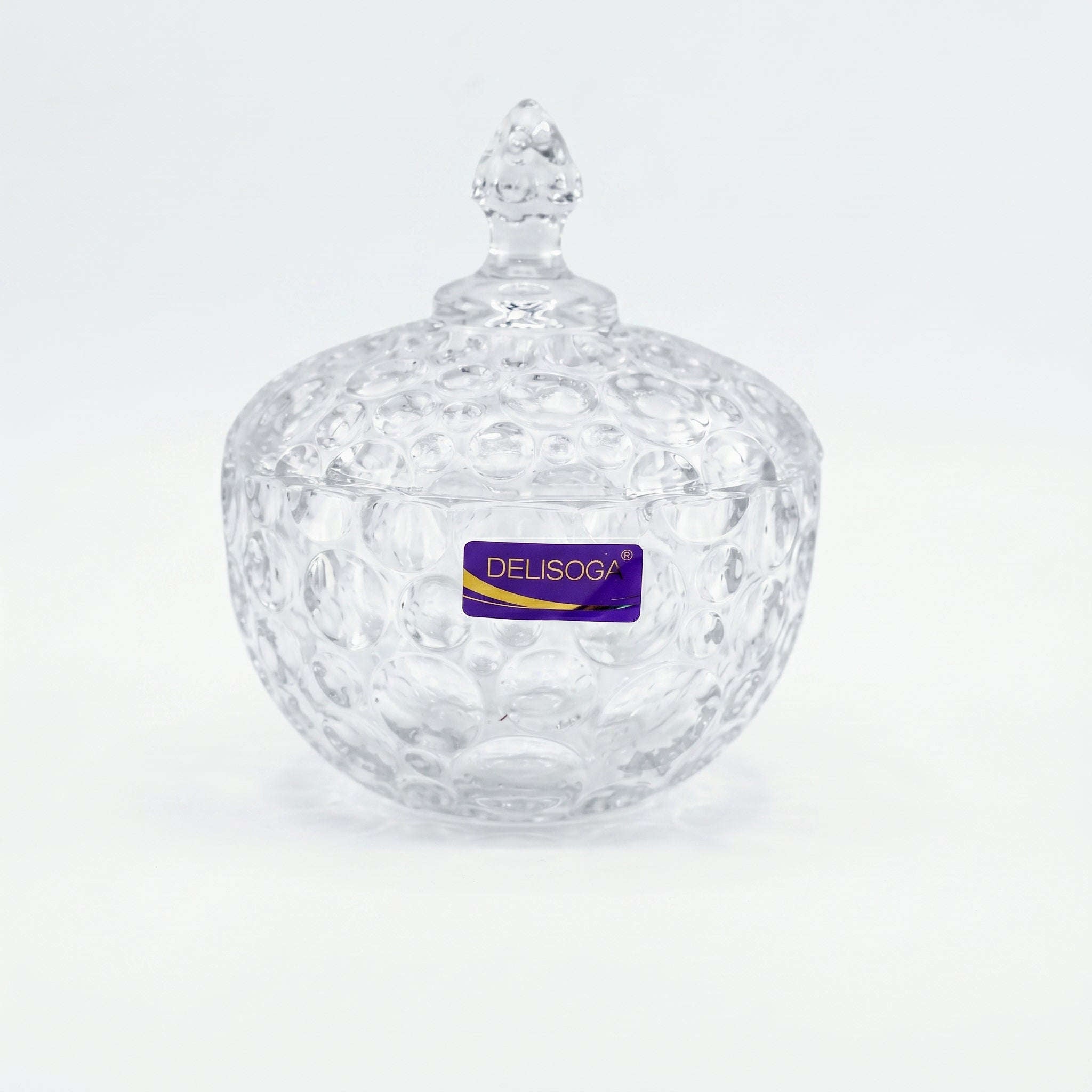 Delisoga Bubble Pattern Glass Candy Bowl Kaka Bawa Sons