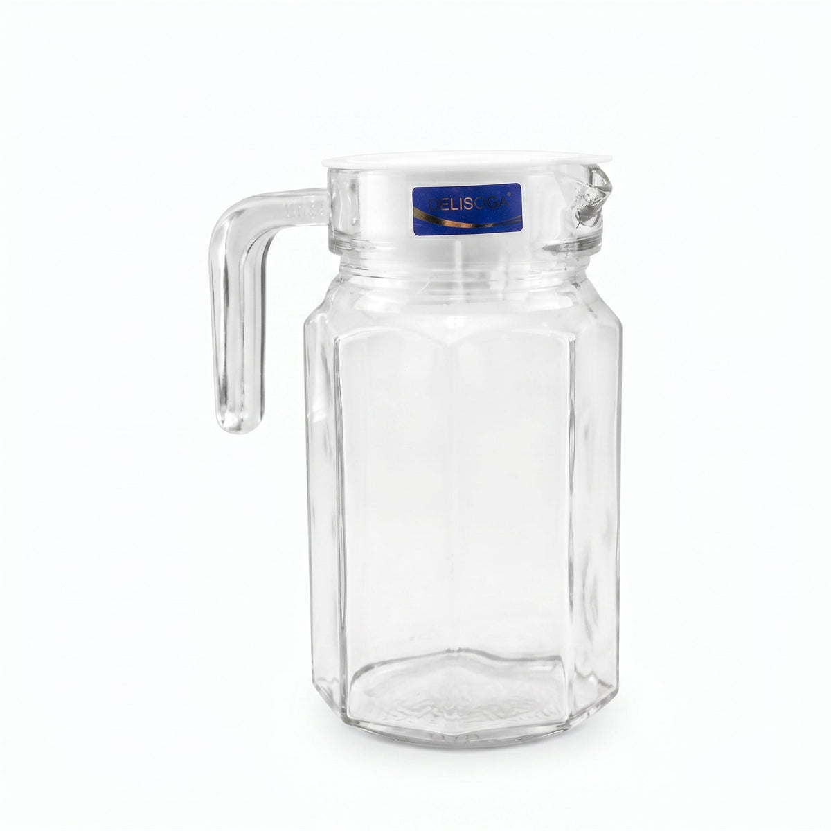 Delisoga 650 ml Octagonal Shaped Glass Jug Kaka Bawa Sons