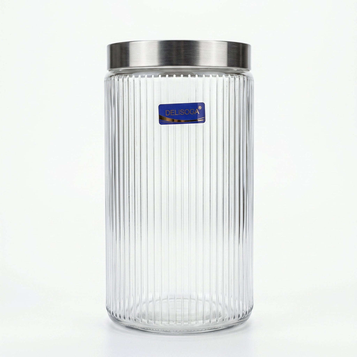 Delisoga 1.64 Liter Glass Storage Jar Kaka Bawa Sons
