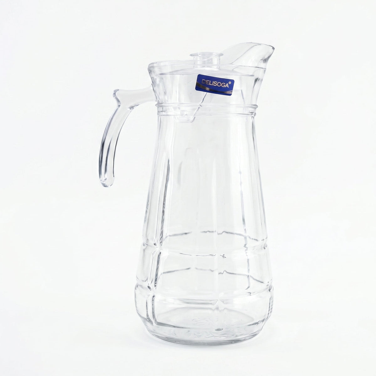 Delisoga 1.7-Liter Crystal Tapered Glass Jug Kaka Bawa Sons
