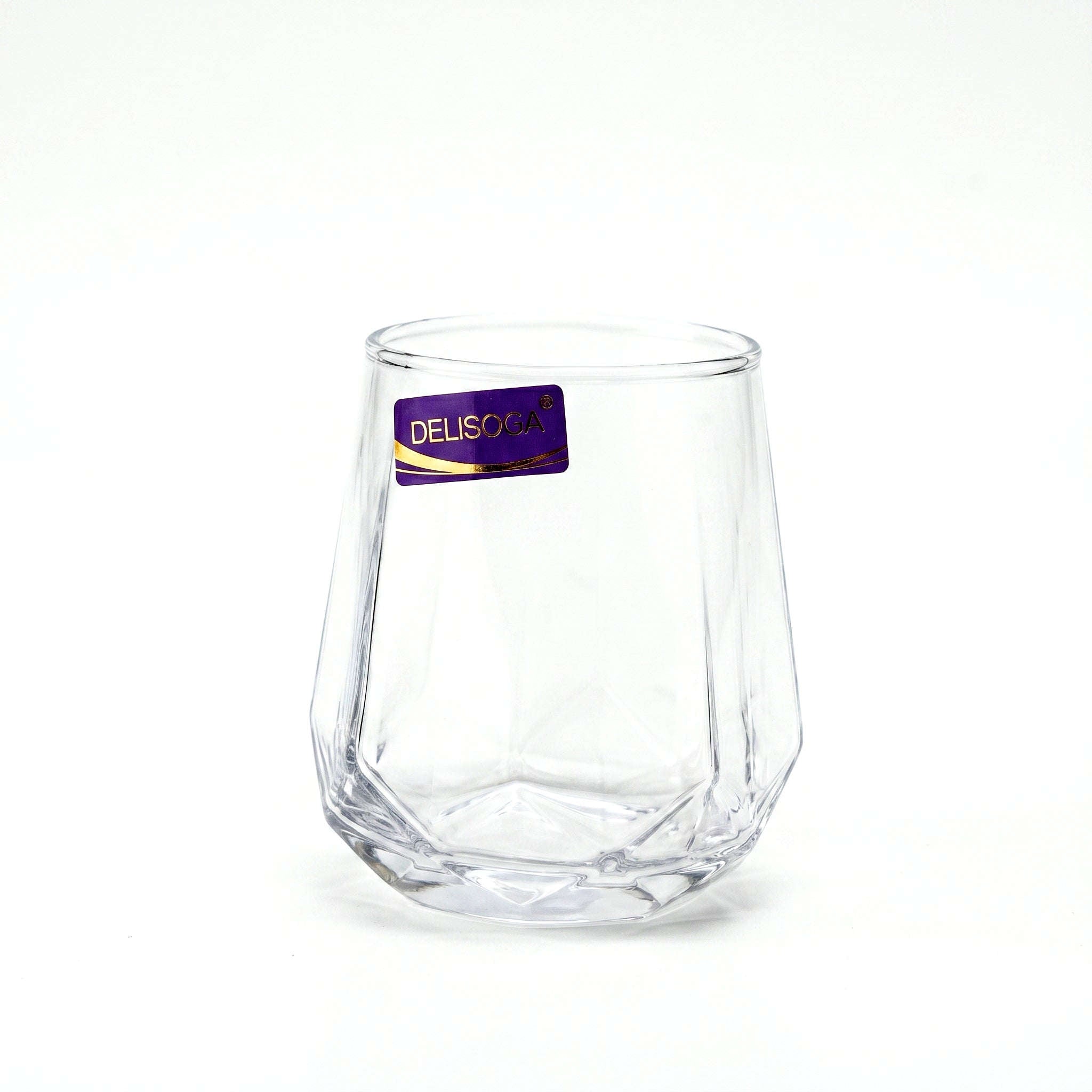 Delisoga 340 ml 6-Piece Gemstone Style DOF Glass Set Kaka Bawa Sons