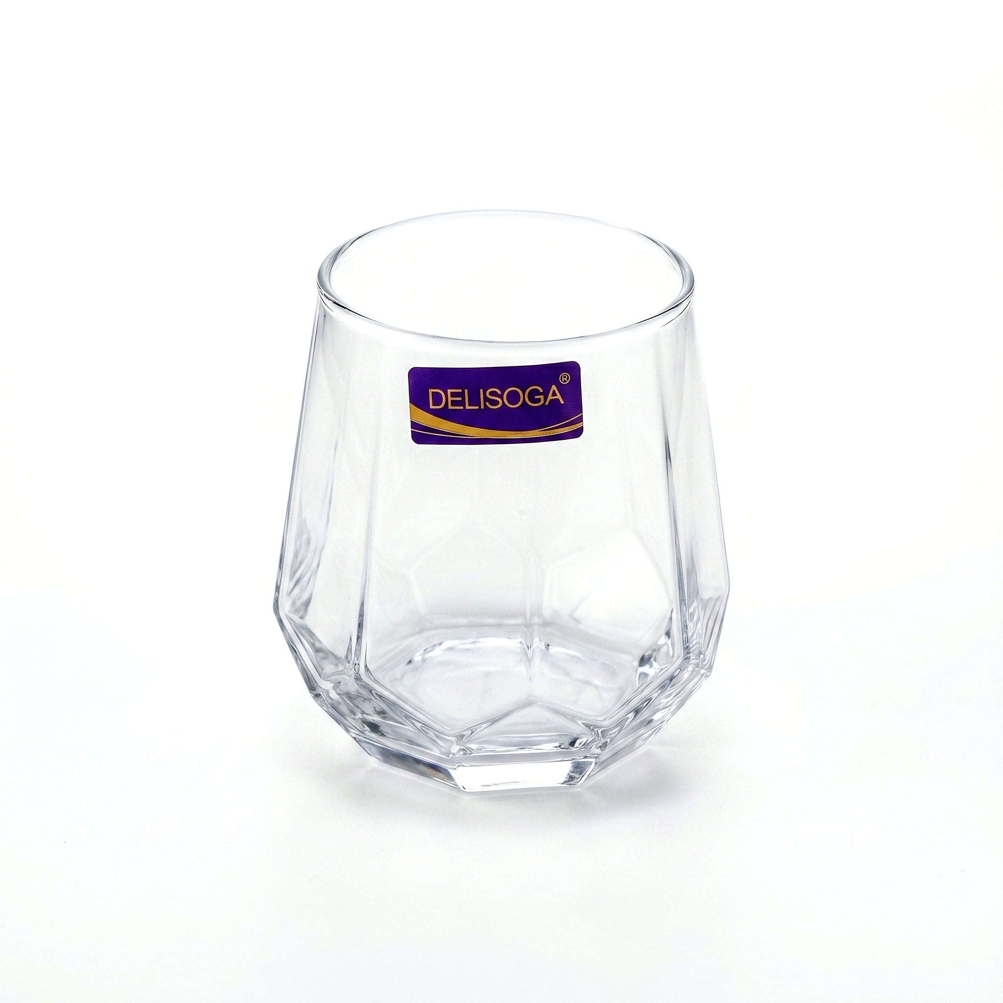 Delisoga 340 ml 6-Piece Gemstone Style DOF Glass Set Kaka Bawa Sons