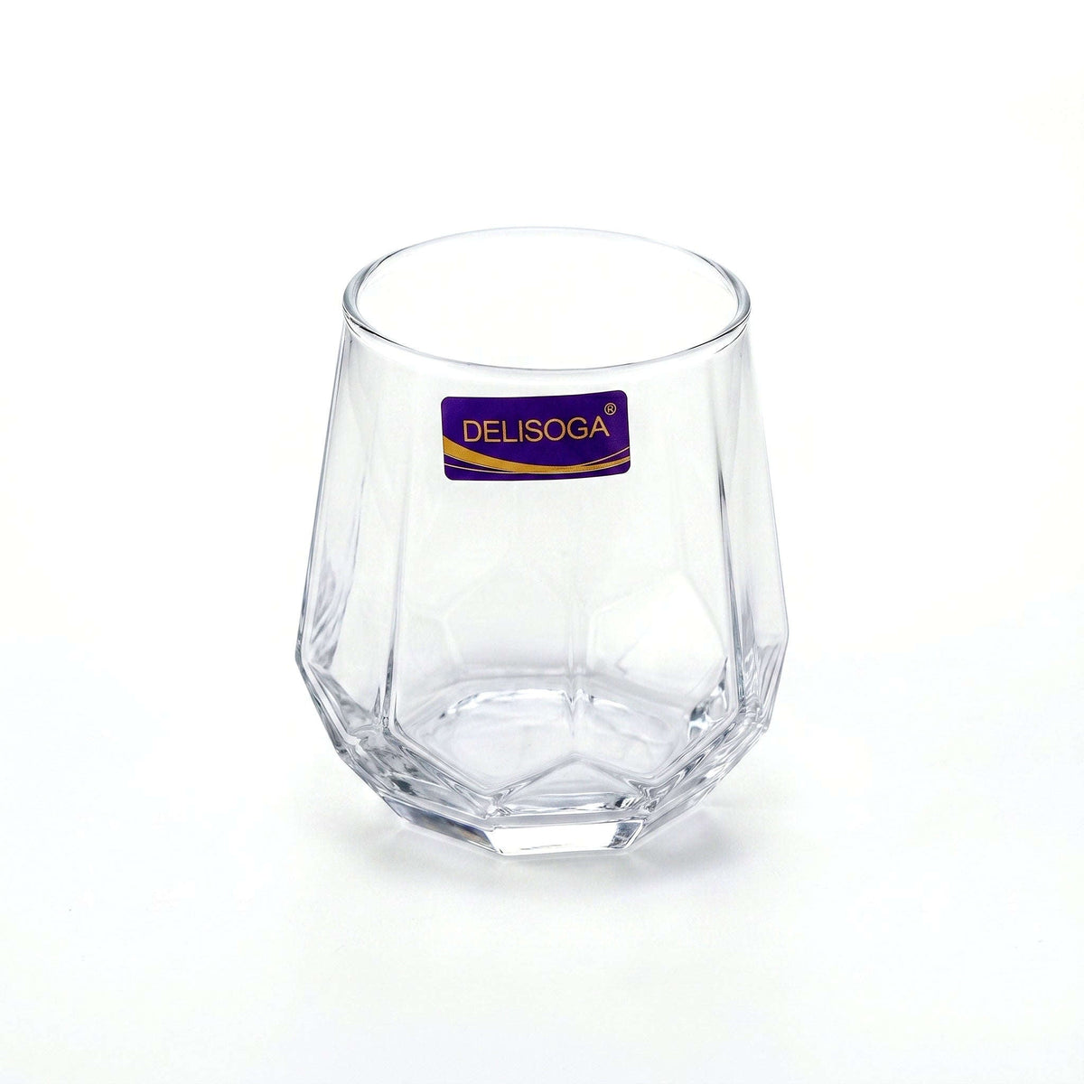 Delisoga 340 ml 6-Piece Gemstone Style DOF Glass Set Kaka Bawa Sons