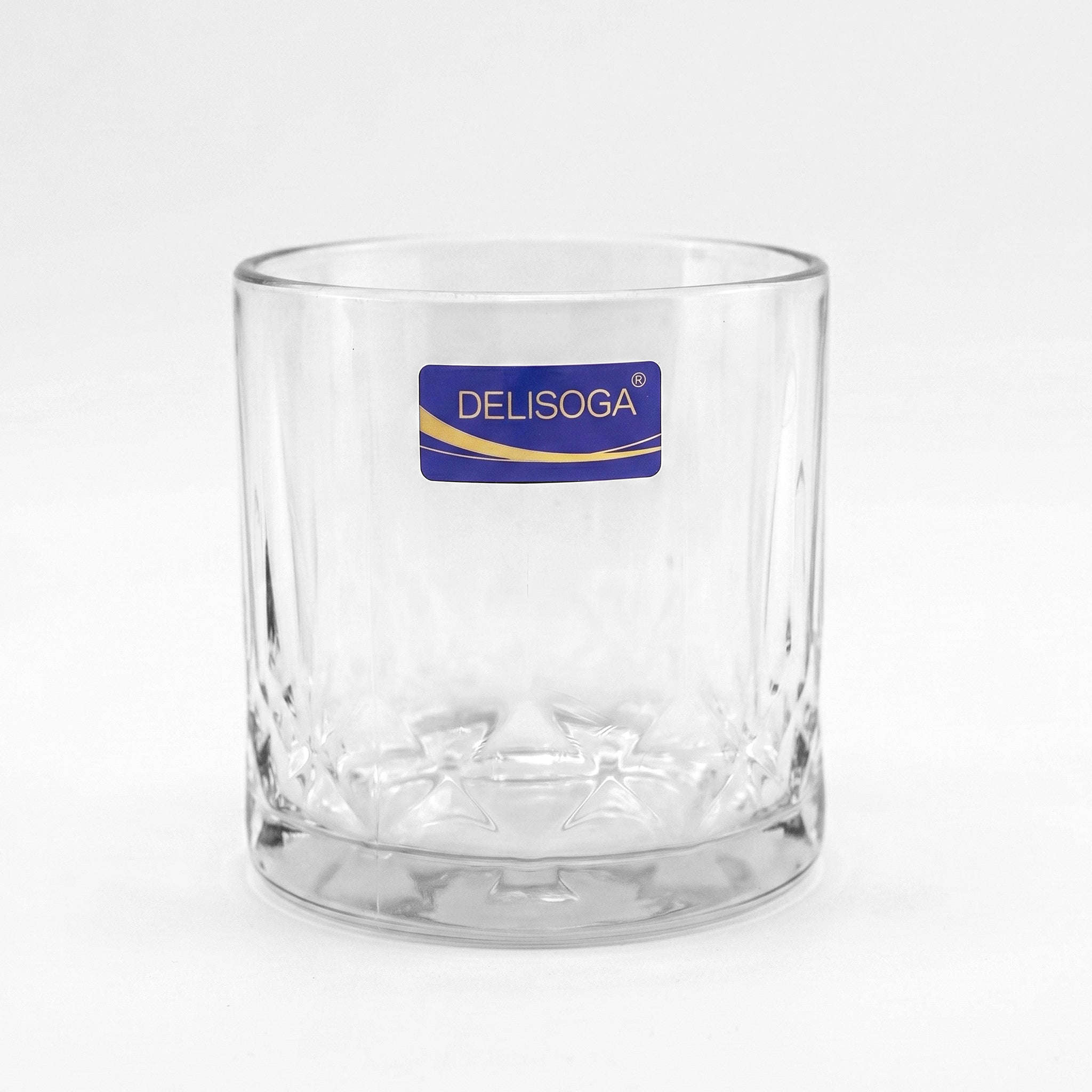 Delisoga 350 ml 6-Piece Crystal Star Base DOF Glass Set Kaka Bawa Sons