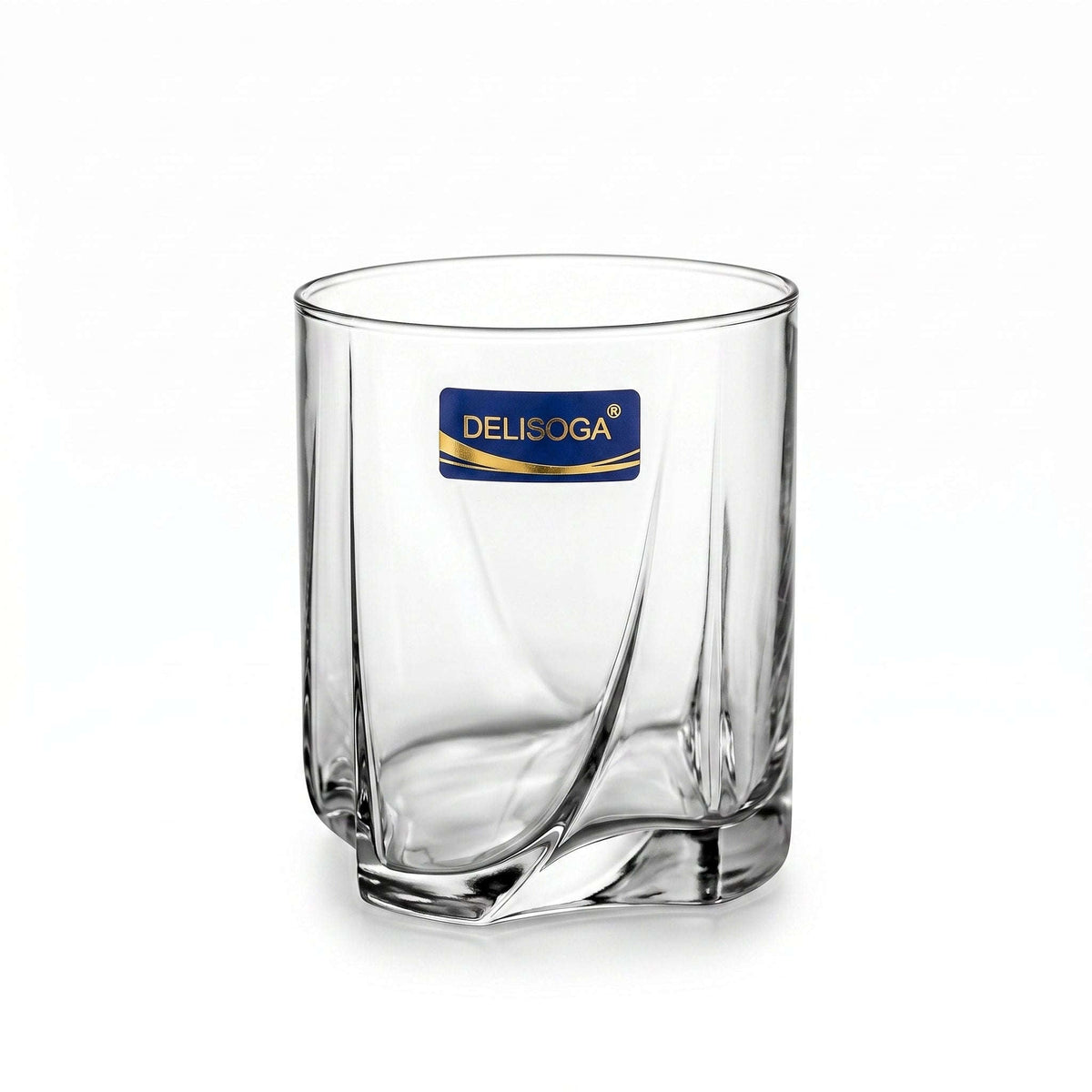 Delisoga 355 ml 6-Piece Twisted Swirl DOF Glass Set Kaka Bawa Sons