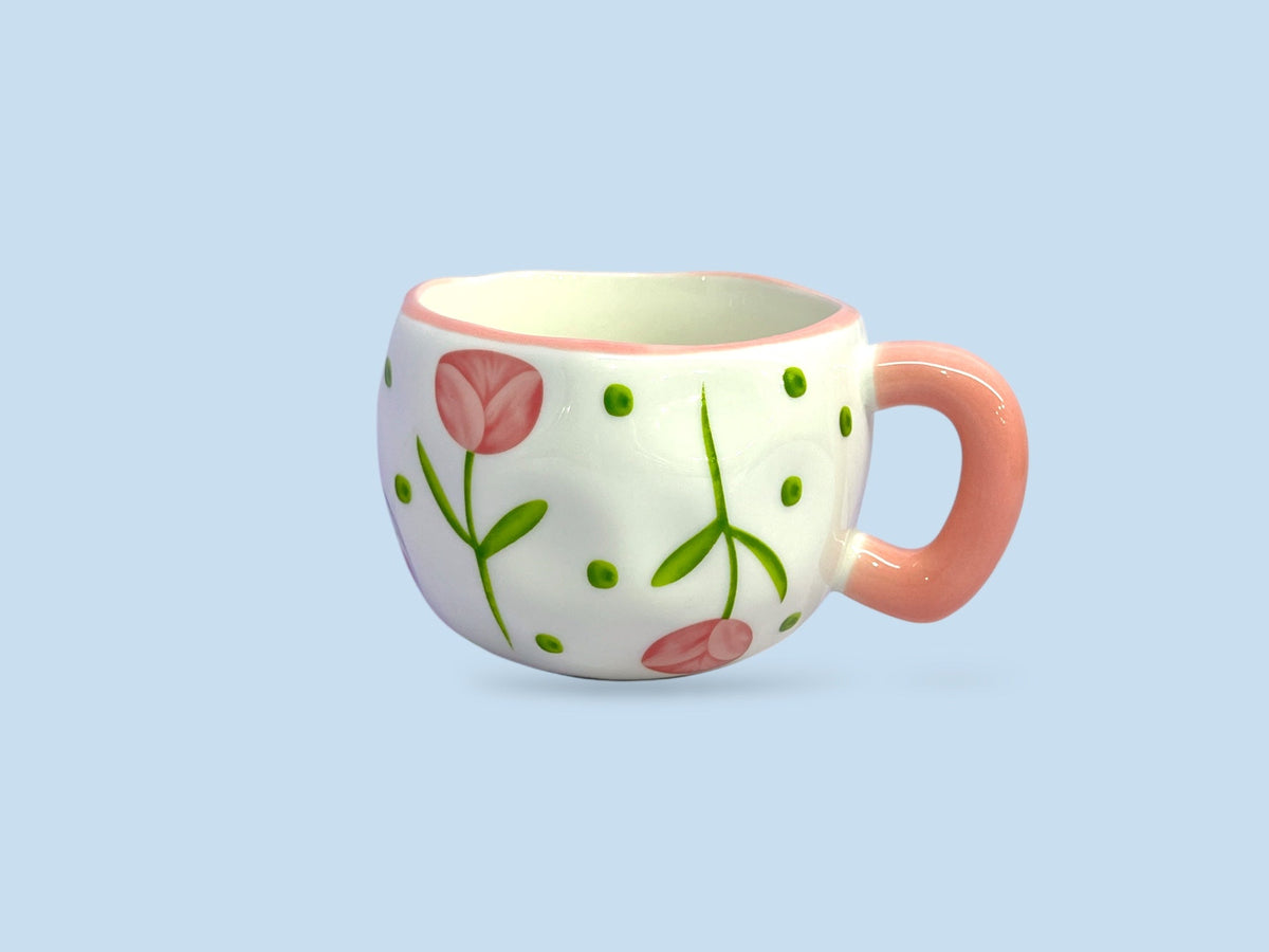 Floral Ceramic Mug Kaka Bawa Sons