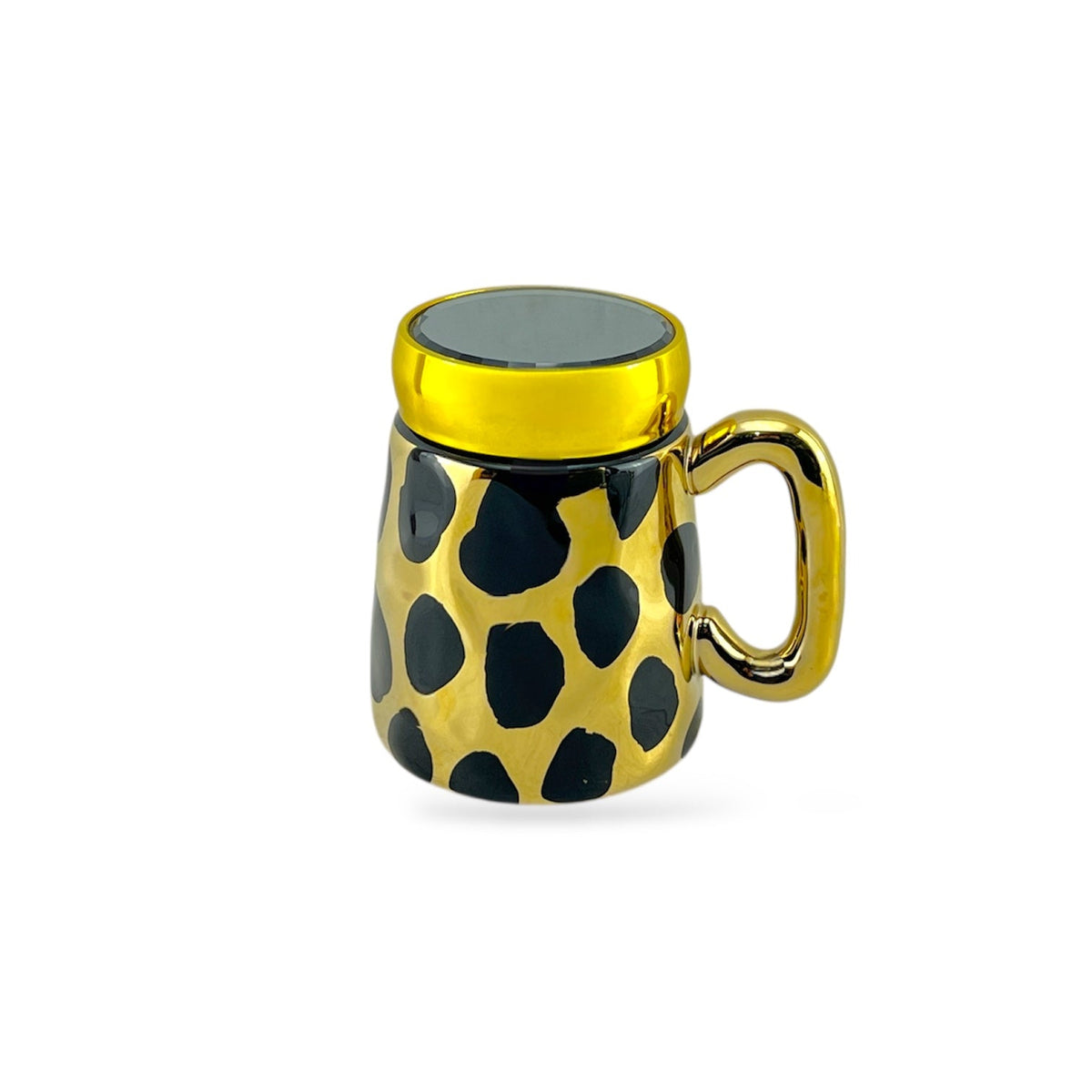 Royal 250 ml Ceramic Coffee Mug with Lid Kaka Bawa Sons