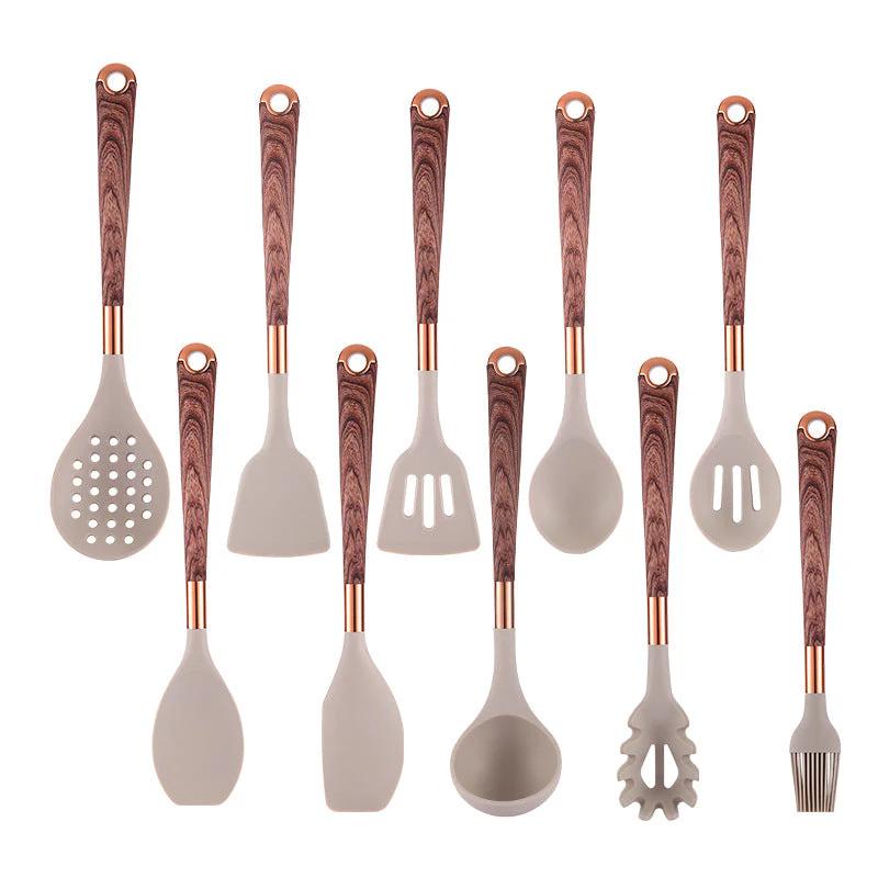 11-Piece Non Stick Silicone Kitchen Utensil Set